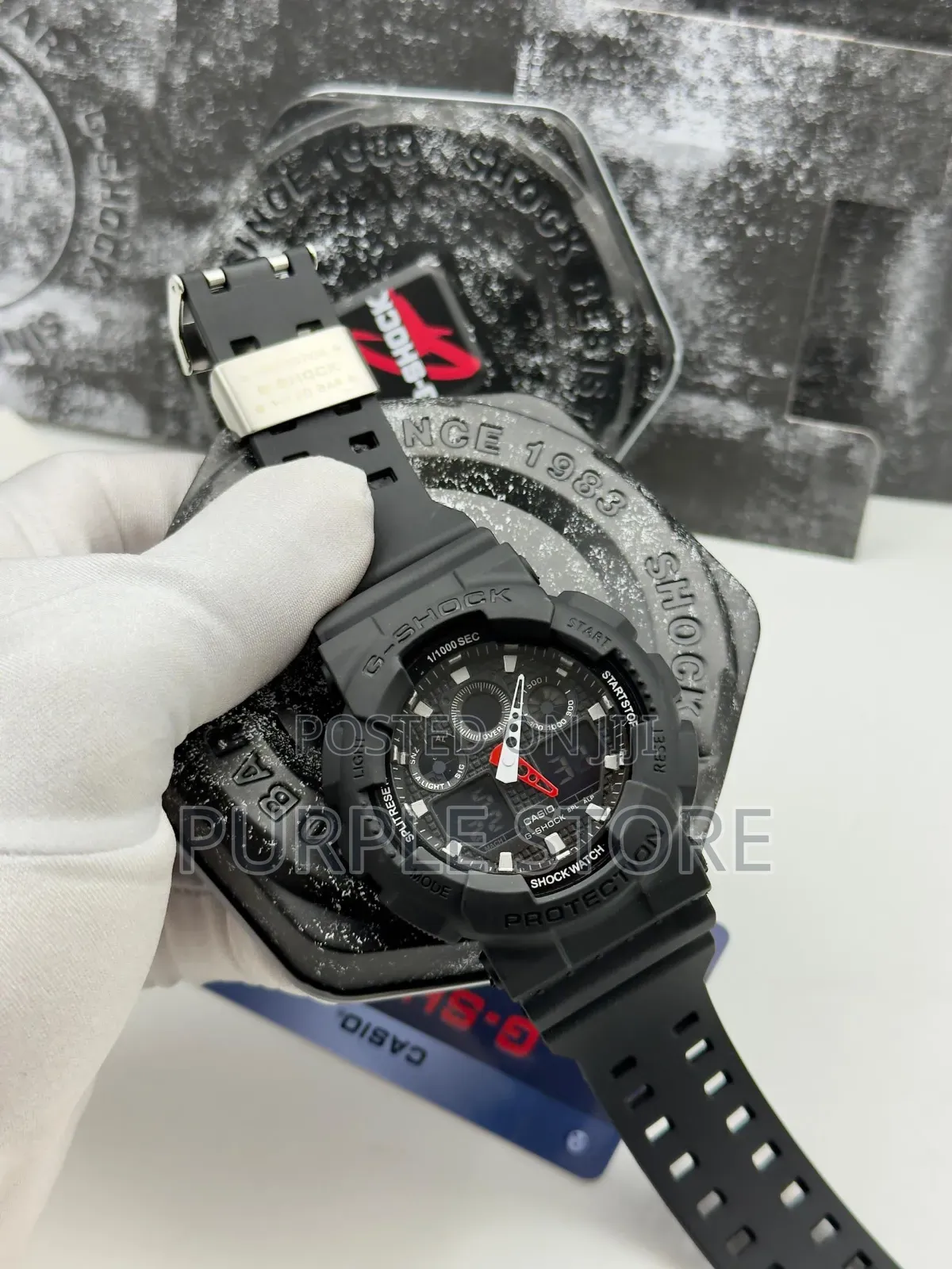 G-Shock Water .Resistant .Dual .Time .Wristwatches