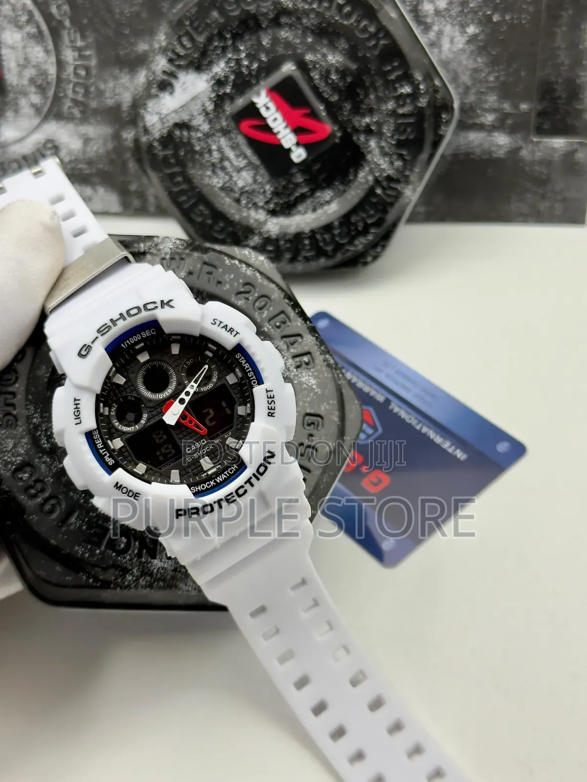 G-Shock Water .Resistant .Dual .Time .Wristwatches