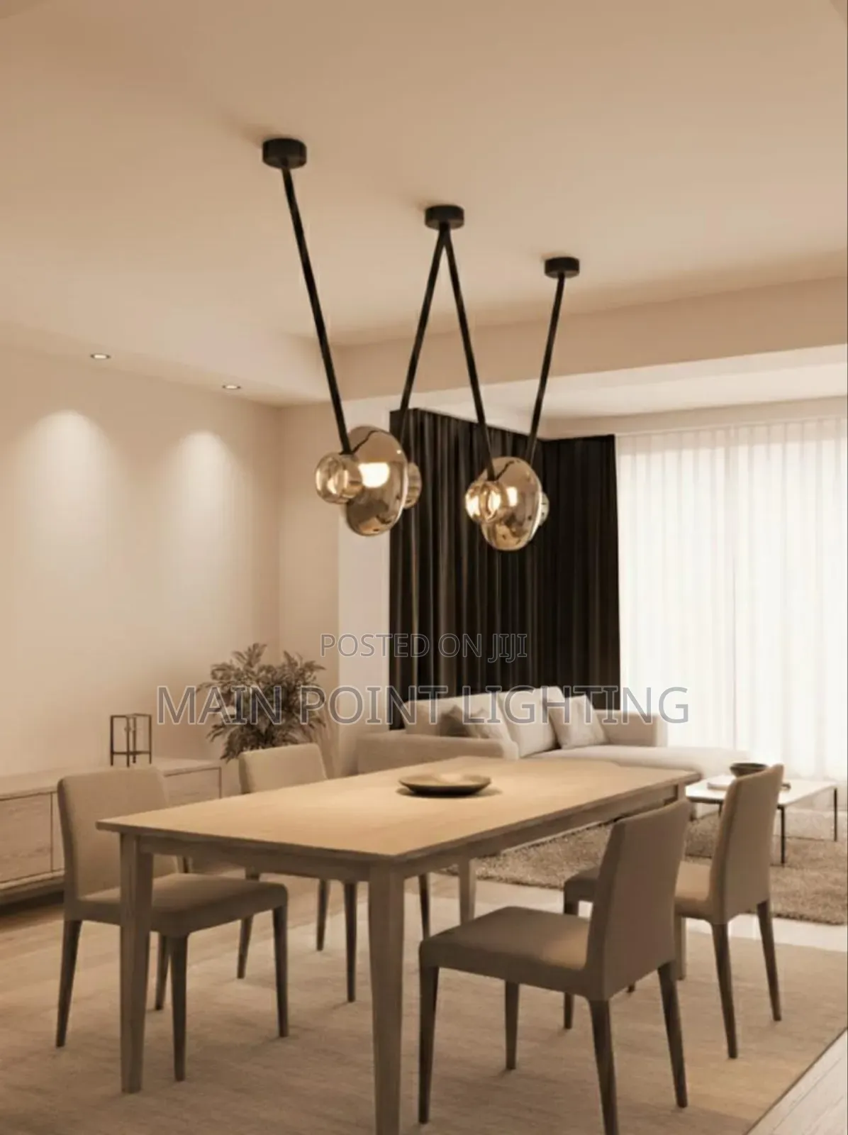 Glass Chandelier Light