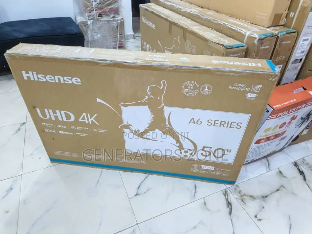 Order Now!! -Hisense A6n 50 Inches Smart Ultra Hd Display