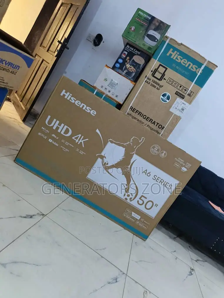 50" Hisense Uhd Screen A6 Series Led Tv - Get Yours