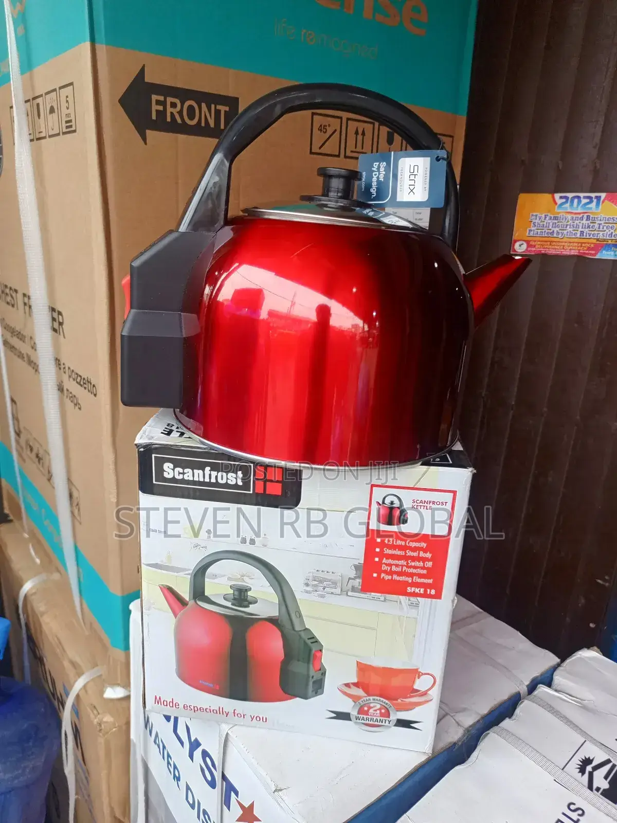 Scanfrost Stainless Steel Kettle 4.3l (Sfke 18)