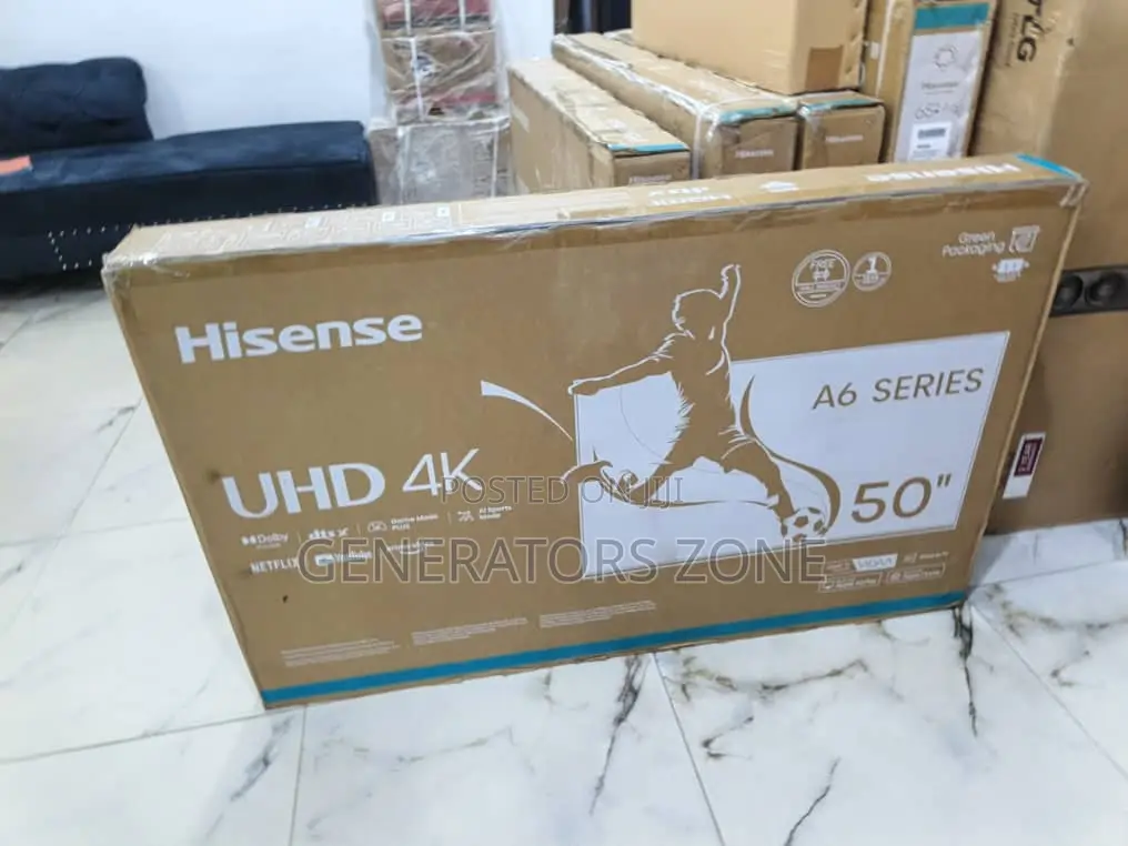 Hisense 50 Inches A6n Uhd Smart Flat Screen Tv