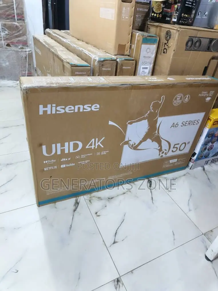 Hisense 50 Inches A6n Uhd Smart Flat Screen Tv