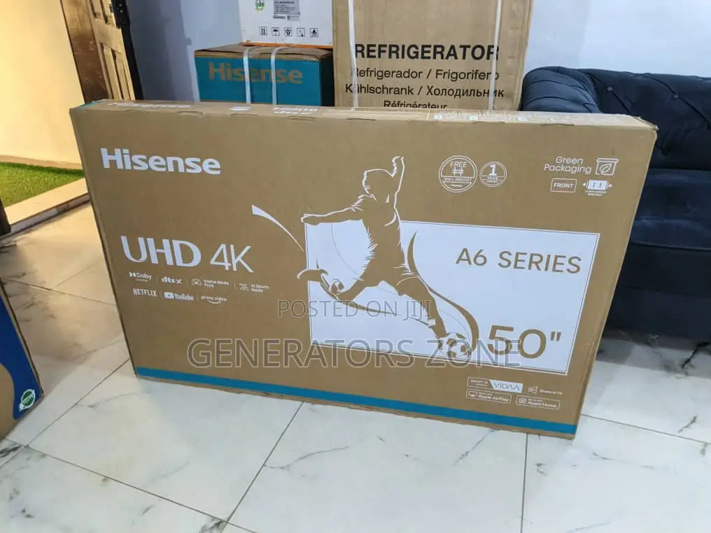 50 Inch Hisense A6 Series Smart Ultra Hd Led Screen