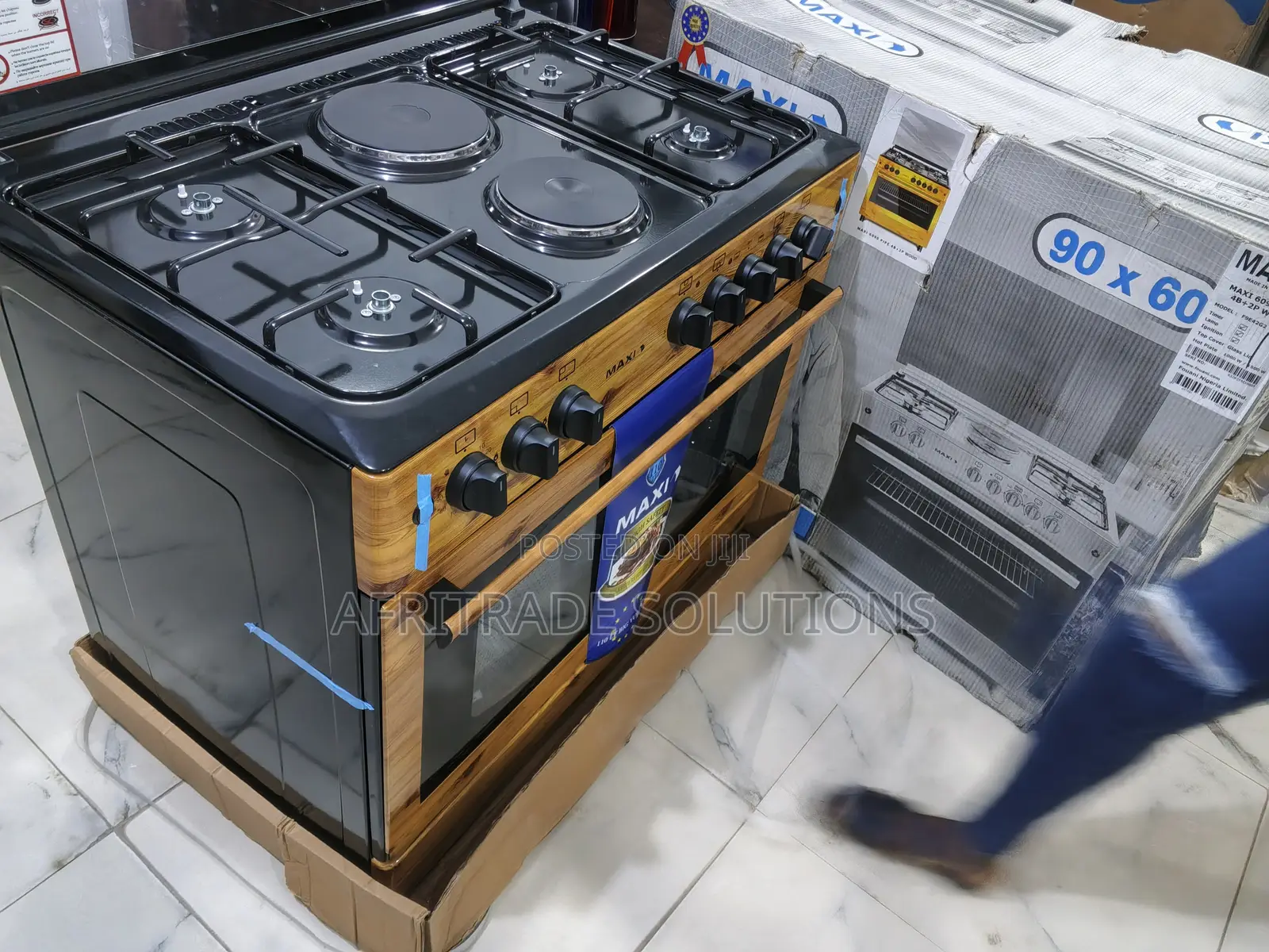 Maxi 4+2 Gas Cooker With Electric Oven