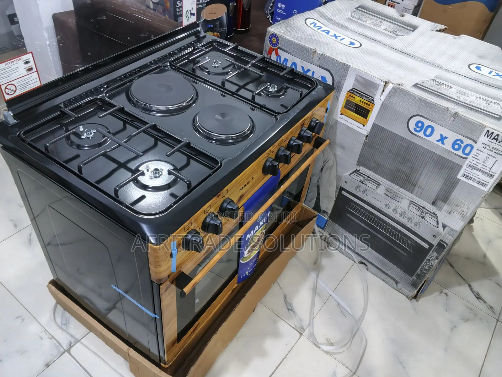 Maxi 4+2 Cooker With Enamel Pan Support