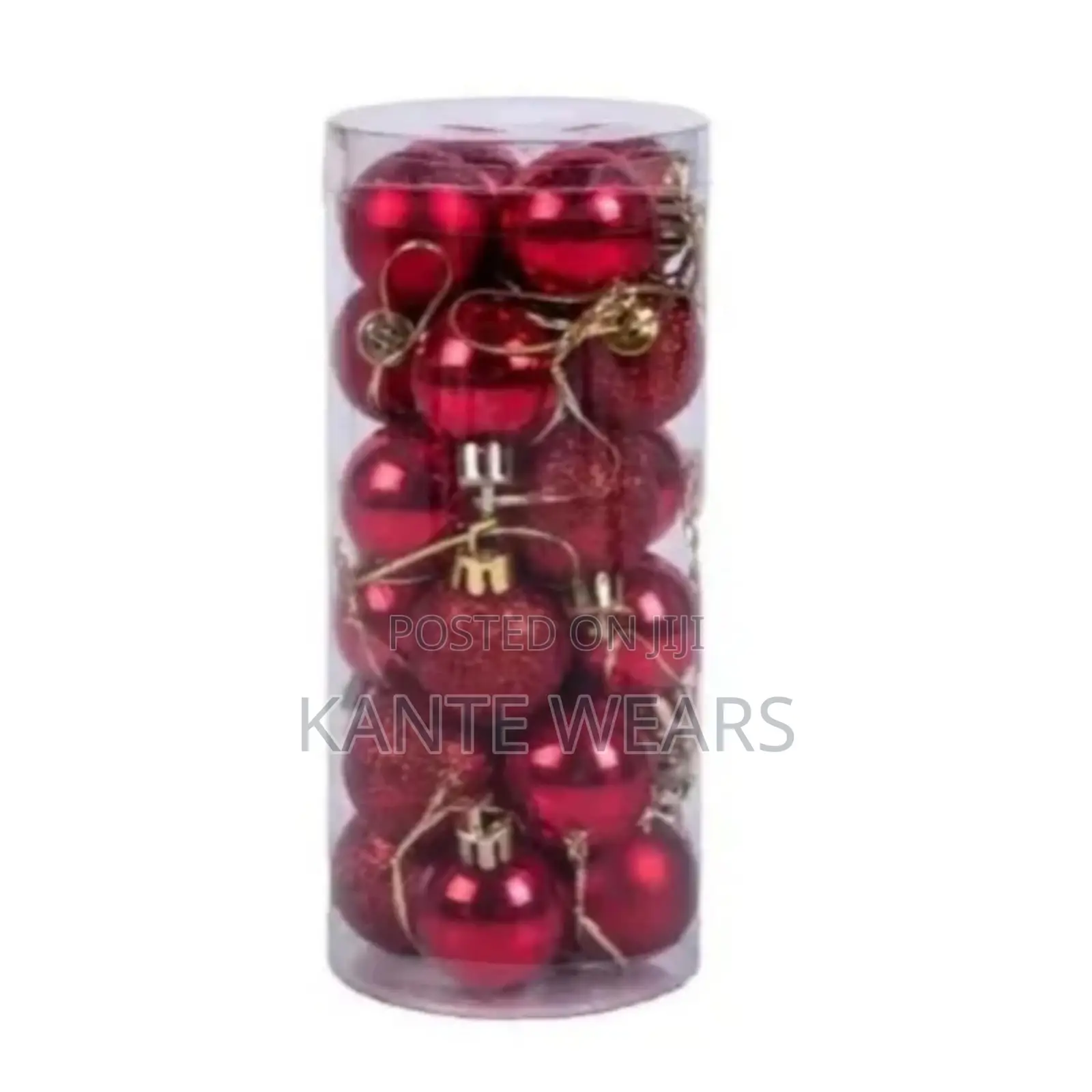 Christmas Red Balls - 12pcs