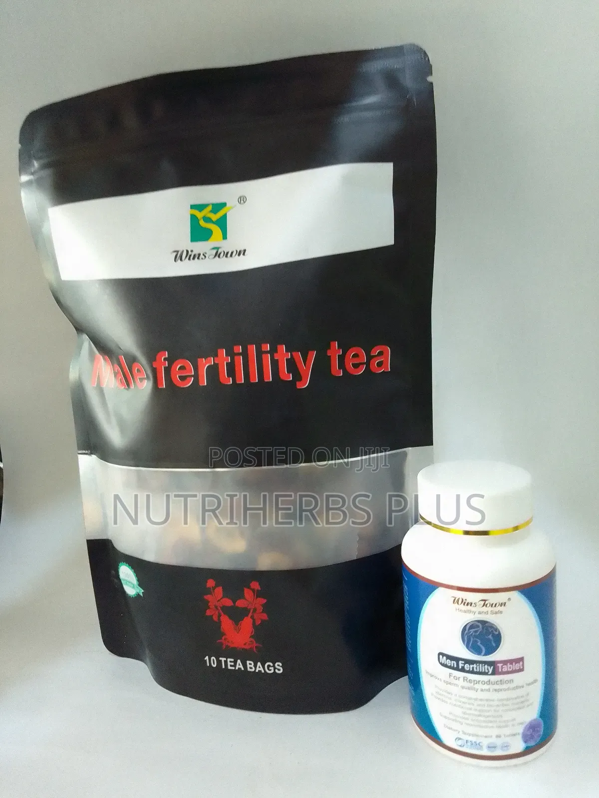 Male Fertility Tea+ Men Fertility Tablets: For Quality Sperm Count
