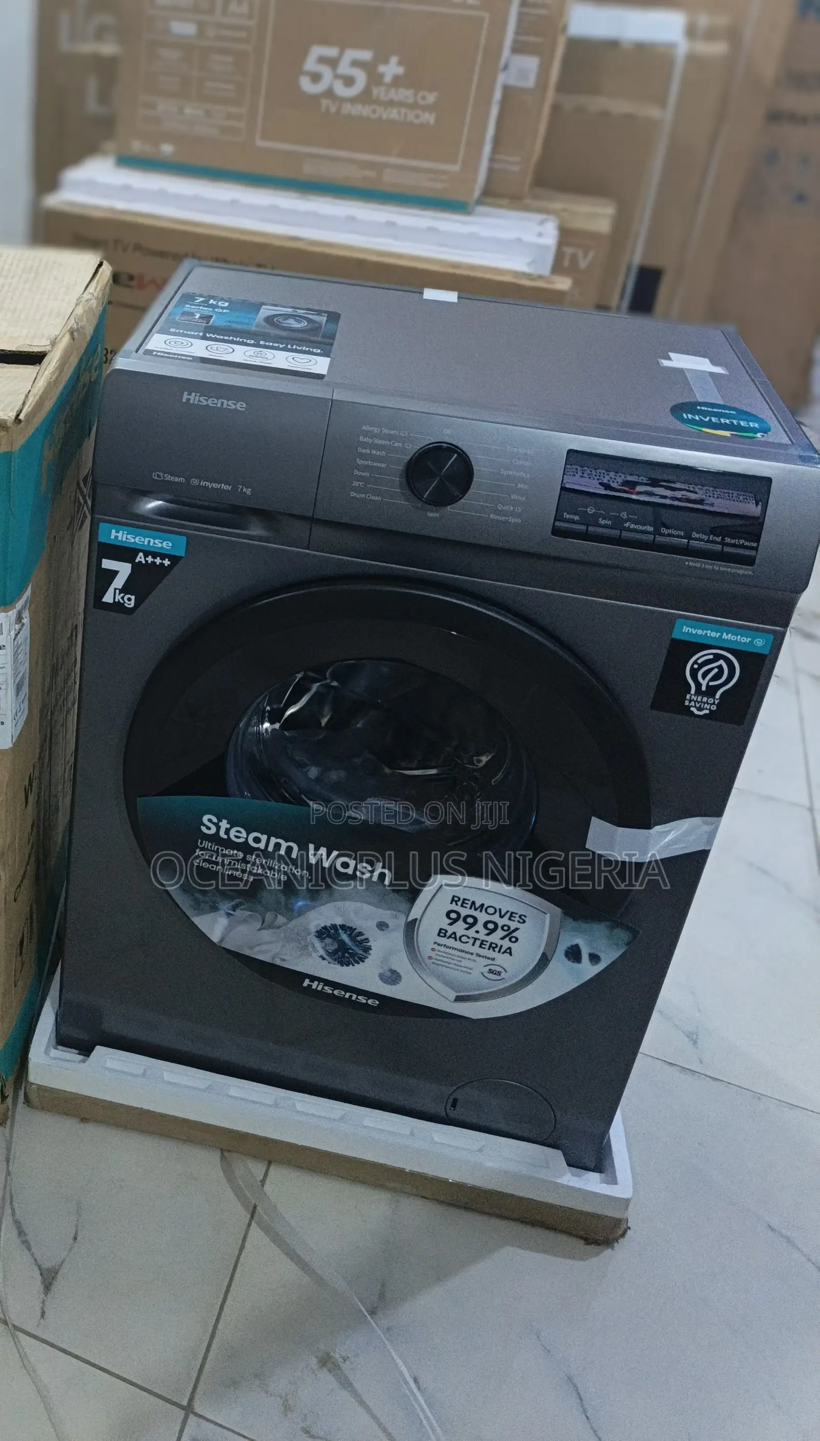 Hisense 7kg Front-Load Inverter Washing Machine Great for Everyday Use