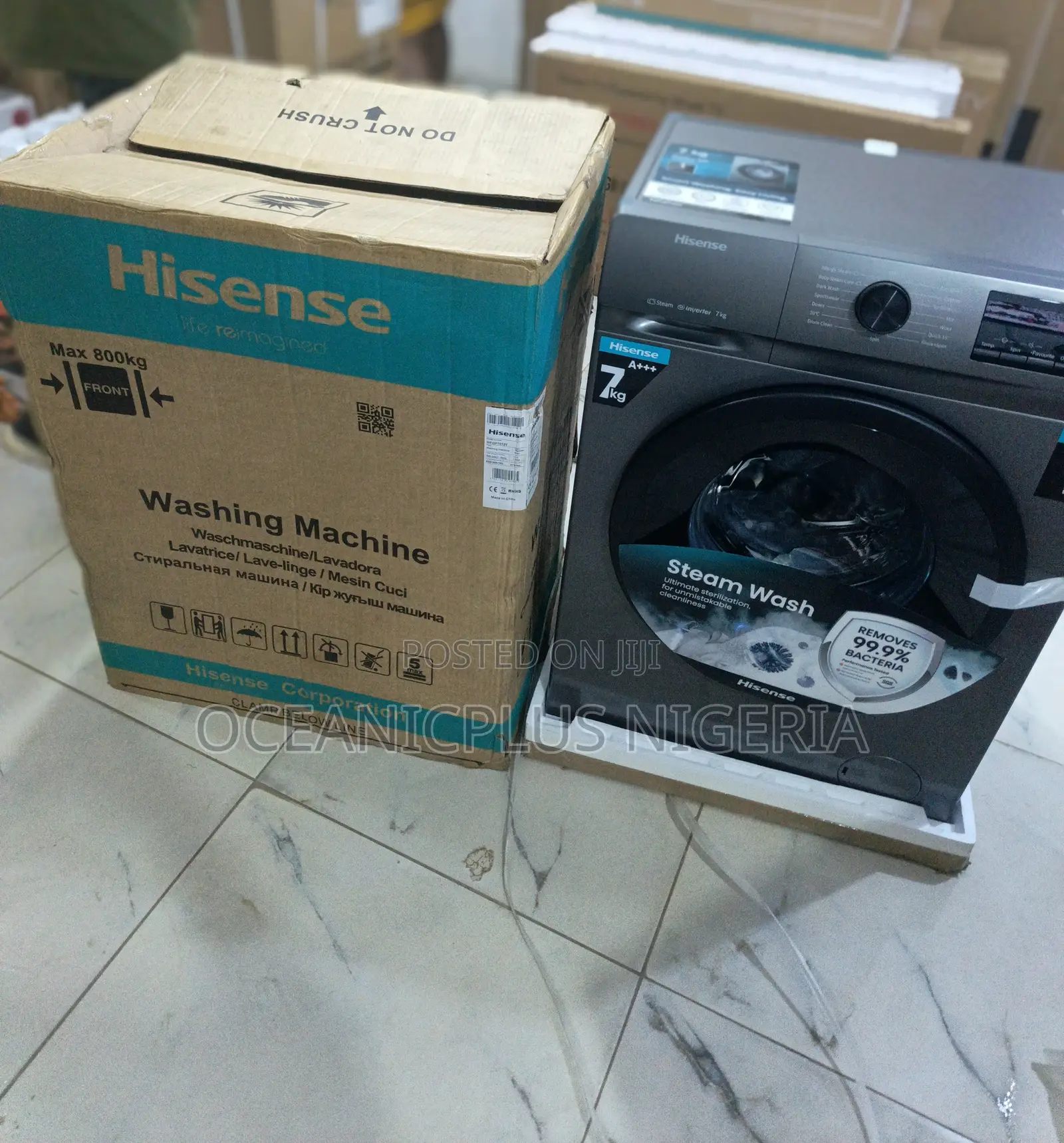 Hisense 7kg Front-Load Washing Machine Perfect for Small Spaces