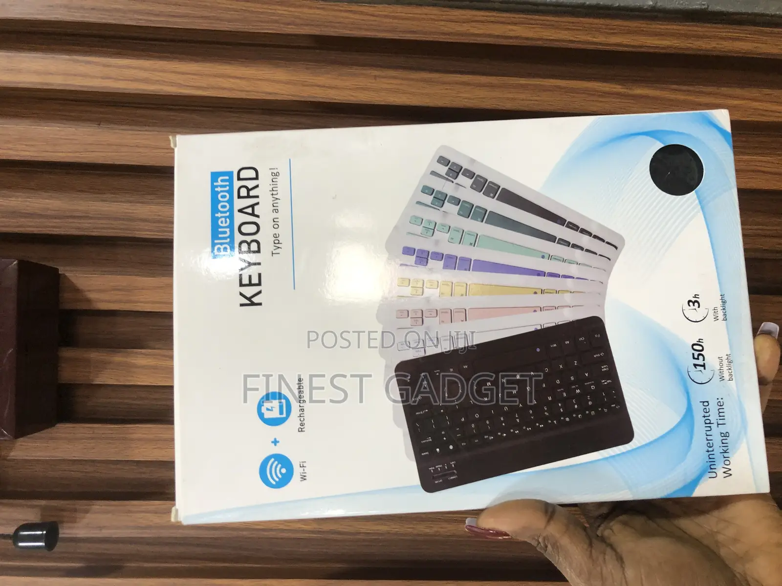 Rechargeable Bluetooth Keyboard.