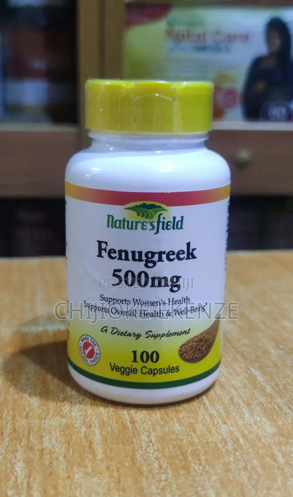 Nature Made Fenugreek 500mg X 100 Capsules