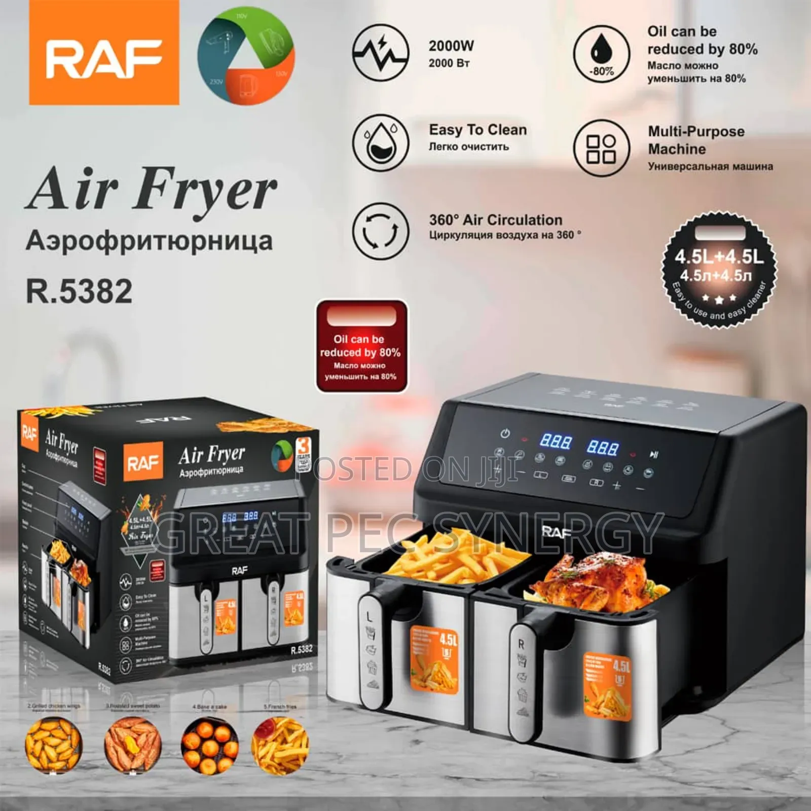 Raf R-5382 Premium Airfryer
