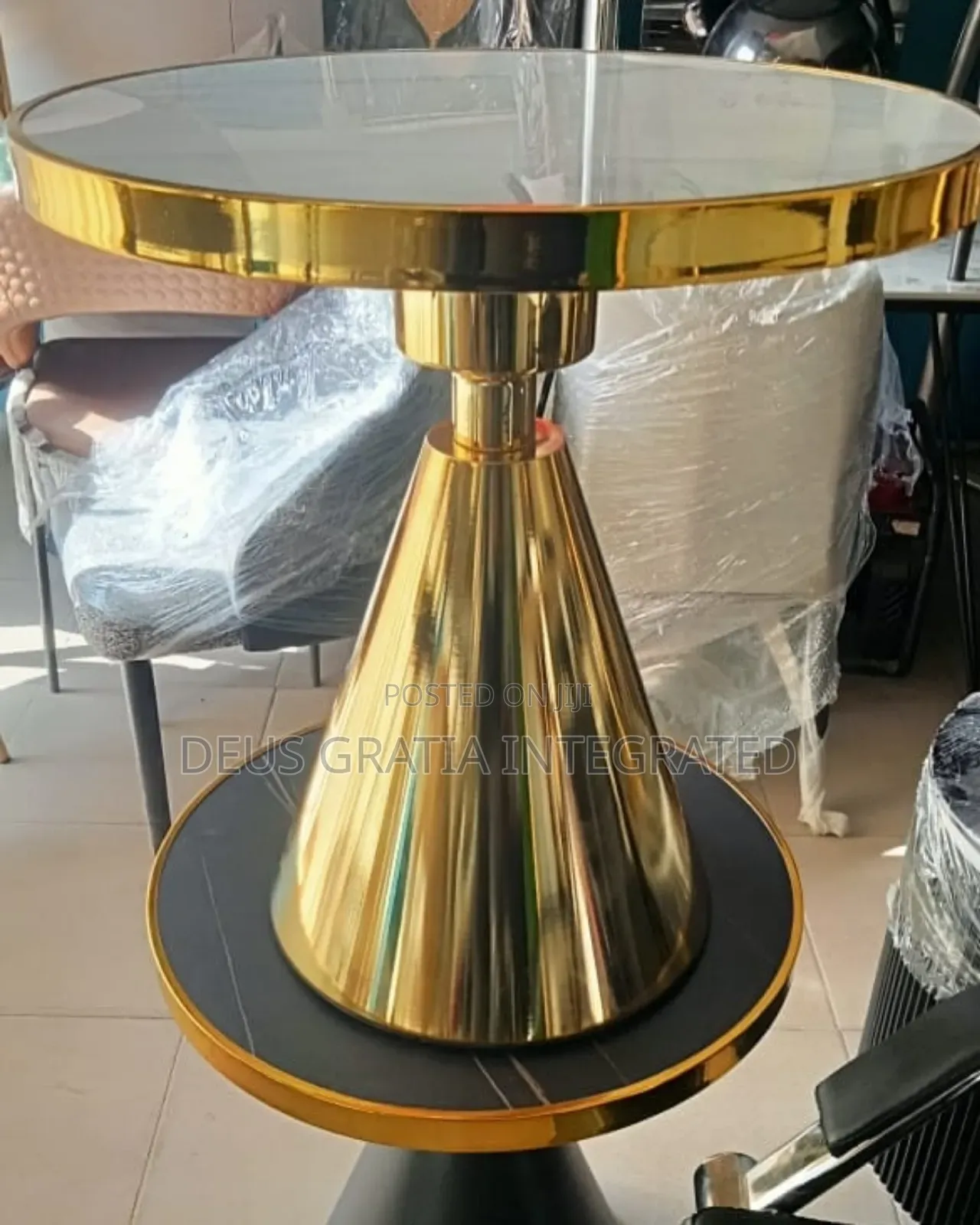 Imported Gold Side Stools For Pastor