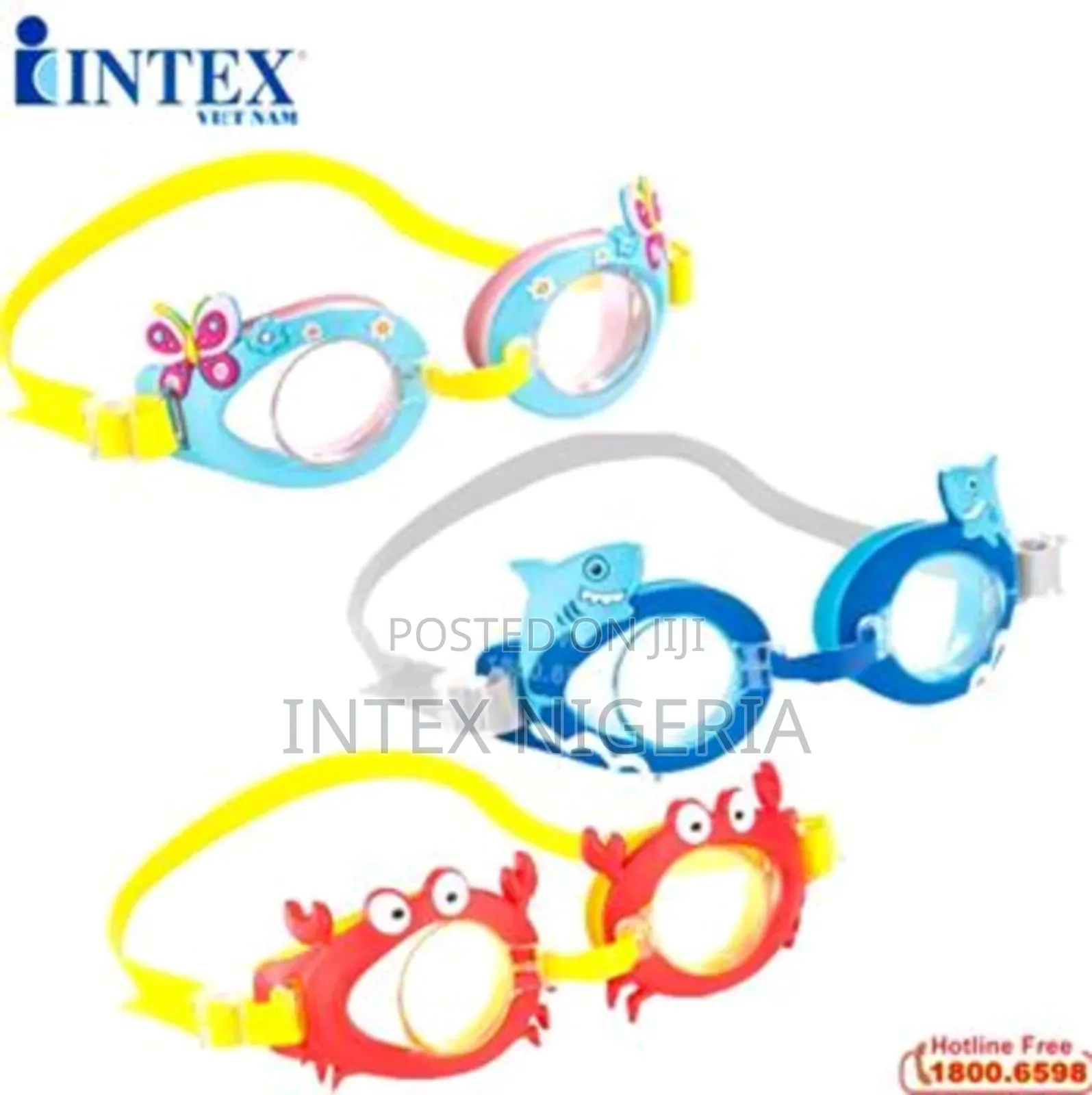 Intex Kids Fun Goggles Assorted Colors