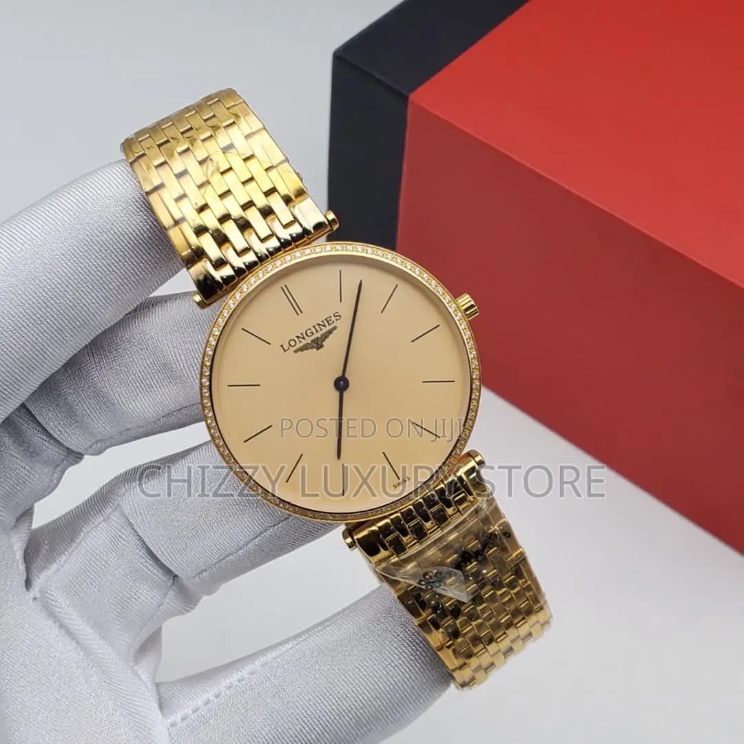 Longines Quality Luxury Ladies Chain Strap Wristwatch