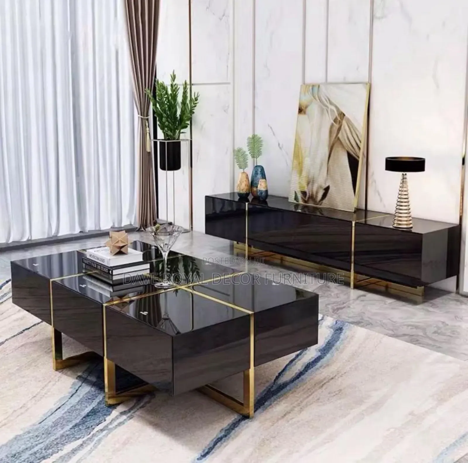 Classic Unique Tv Stand And Center Table