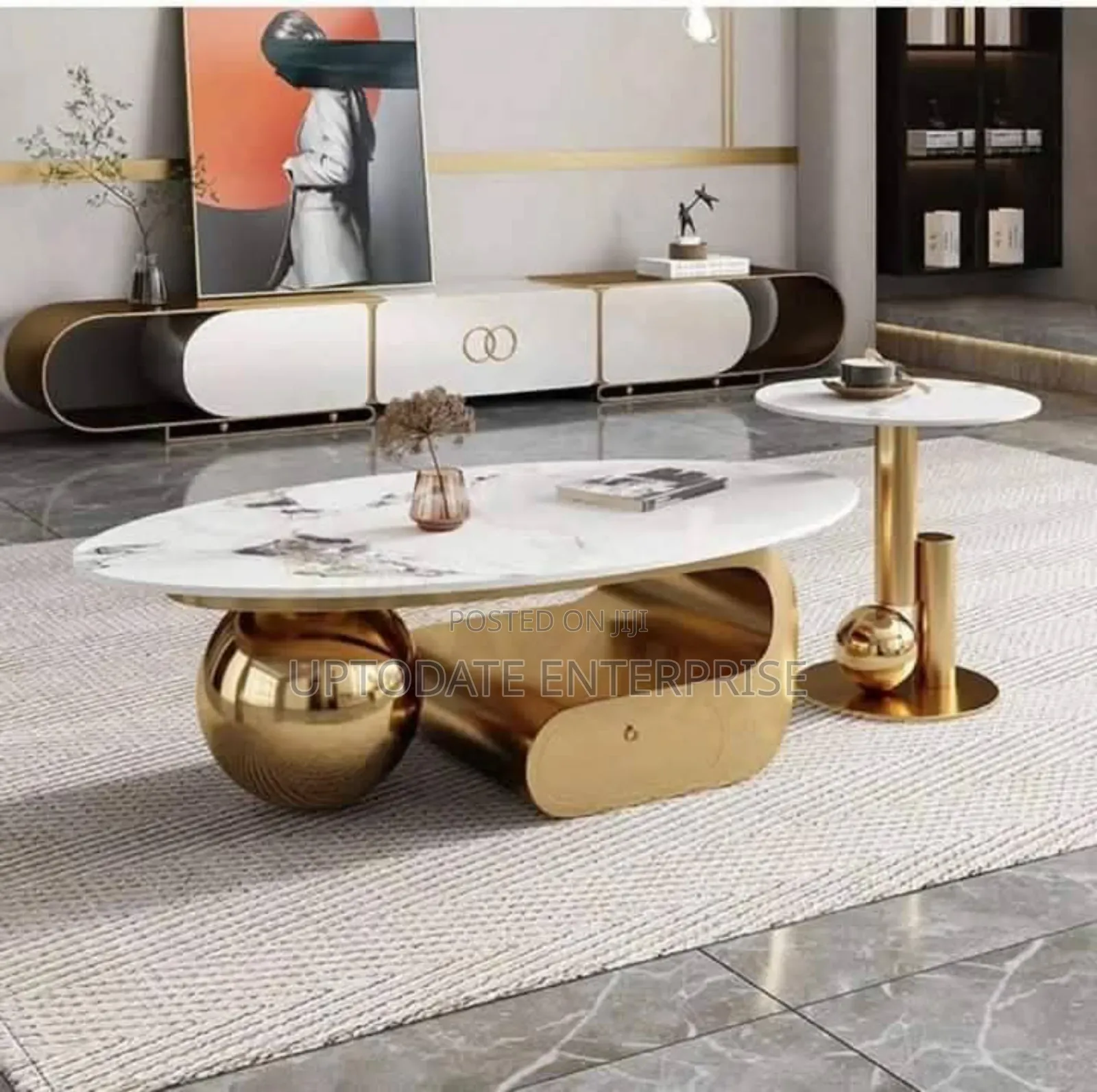 Family Room Center Table With Side Table