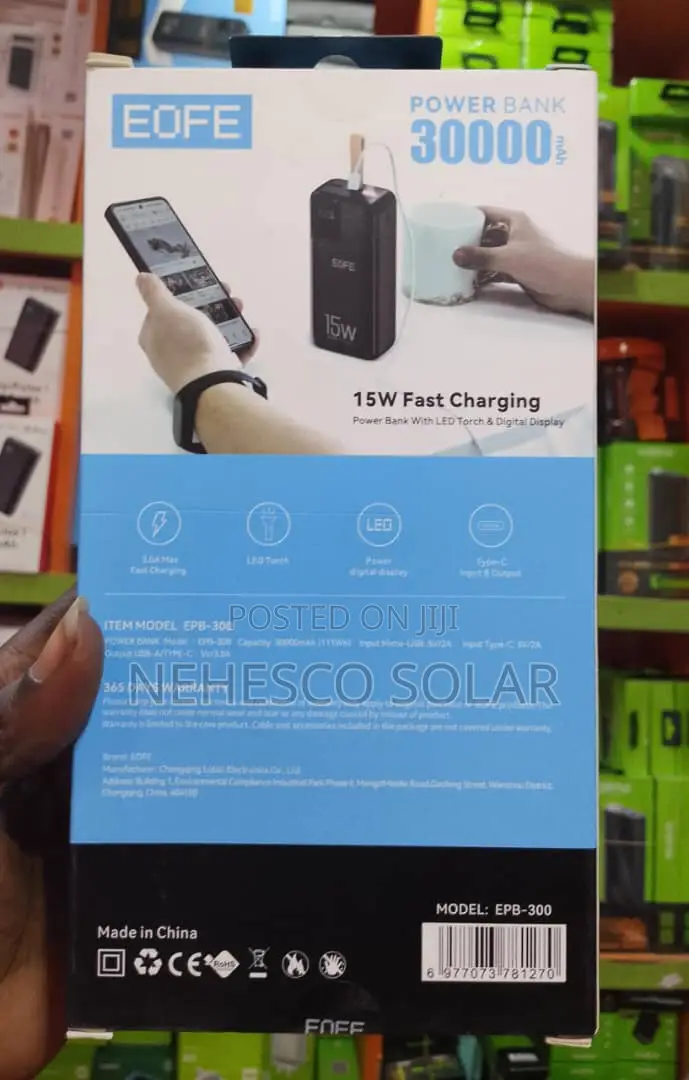 Eofe 30,000mah Power Bank
