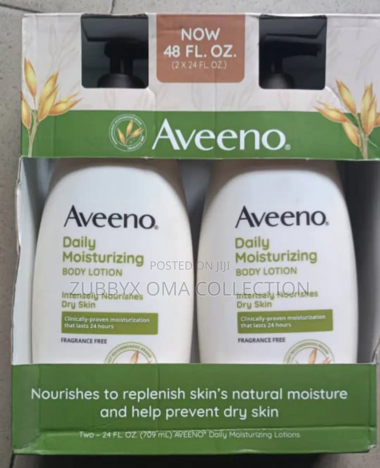 Aveeno Daily Moisturizing Body Lotion -2 Pack 24 Fl Oz (709 Ml)