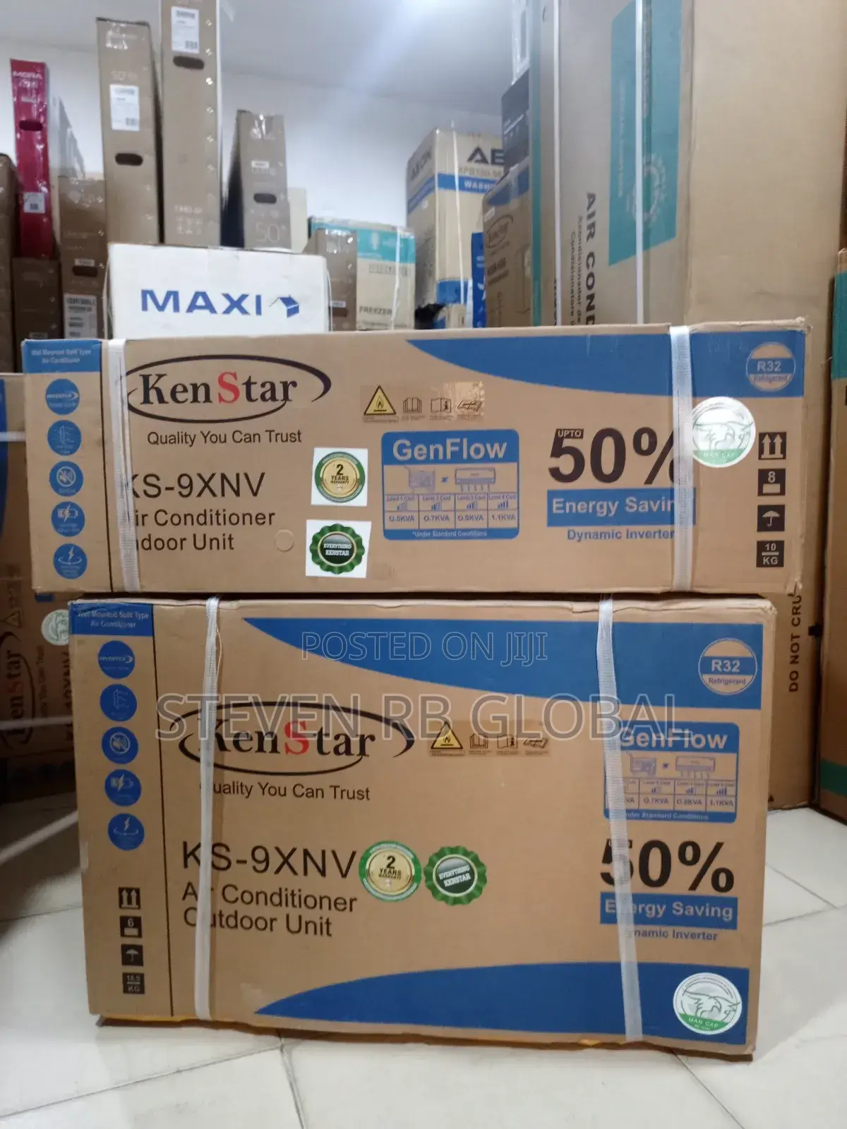 Kenstar 1hp Inverter Split Ac (Ks-9xnv)Energysaving-Silentcool-R32 Gas