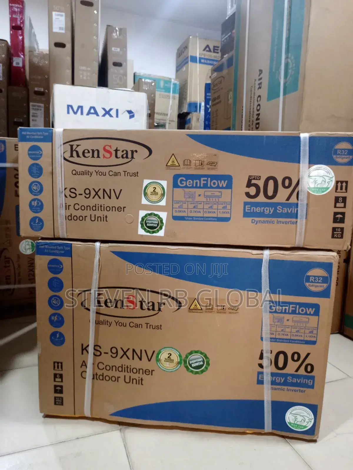 Kenstar 1hp Inverter Split Ac (Ks-9xnv)Energysaving-Silentcool-R32 Gas