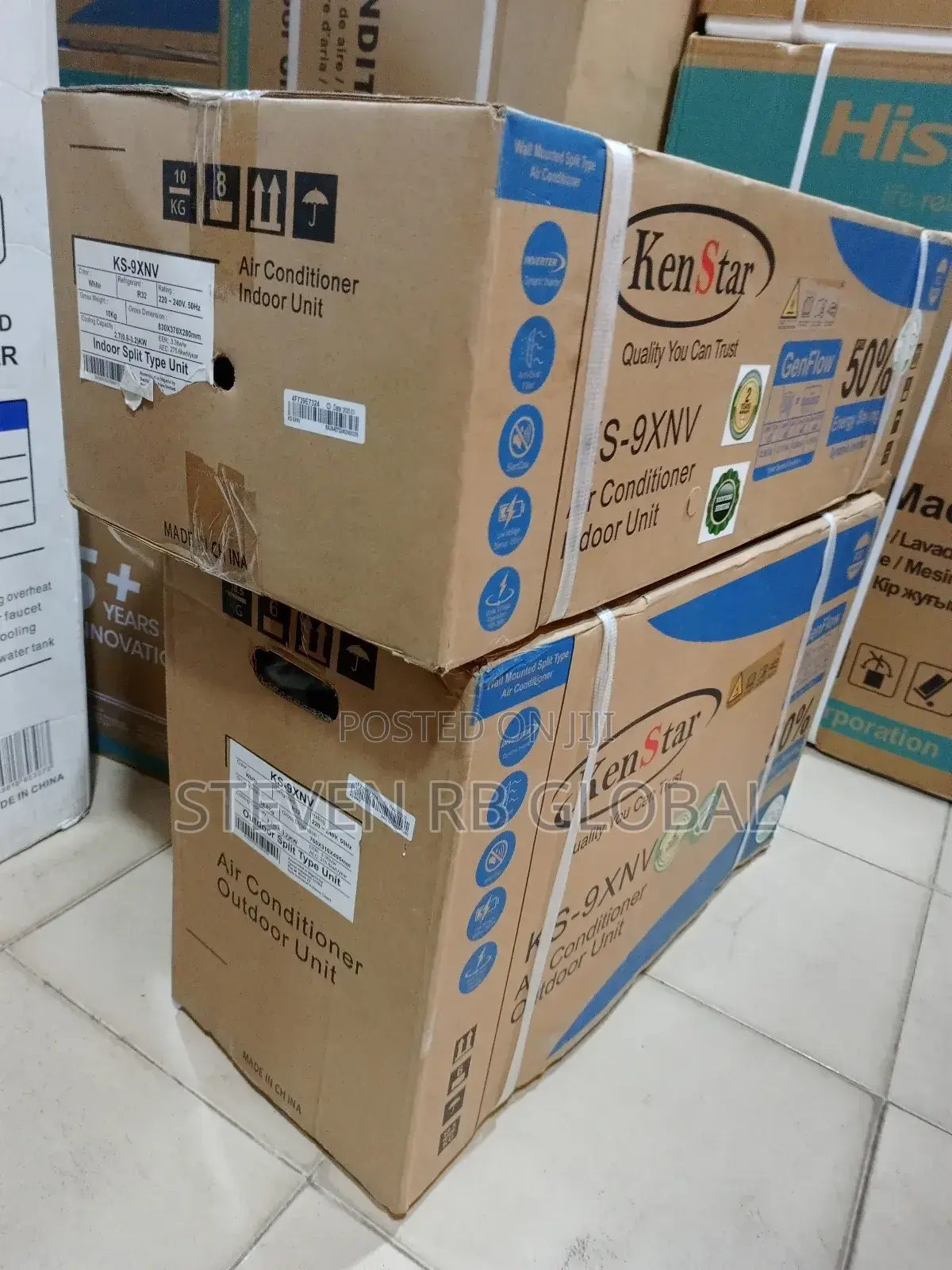 Kenstar 1hp Inverter Split Ac (Ks-9xnv)Energysaving-Silentcool-R32 Gas