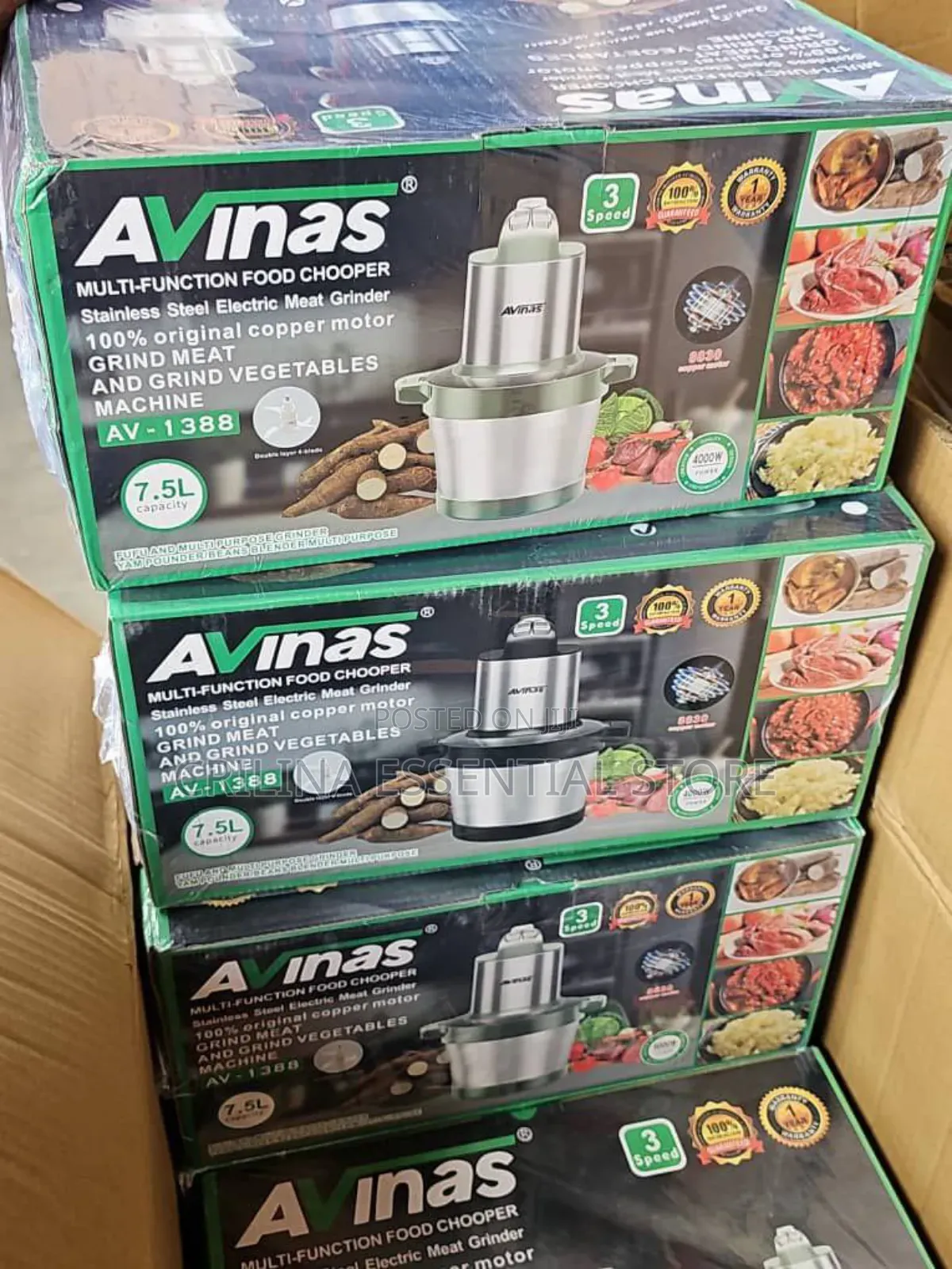 7.5l Avinas Multifunctional Food Processor Machine, Food, Meat Grinder