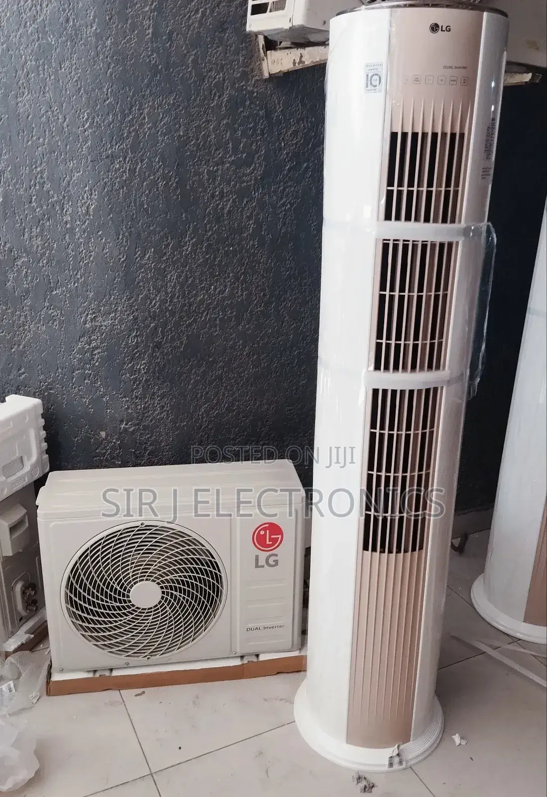 2hp Lg Dual Inverter Round Standing Unit Airconditioner