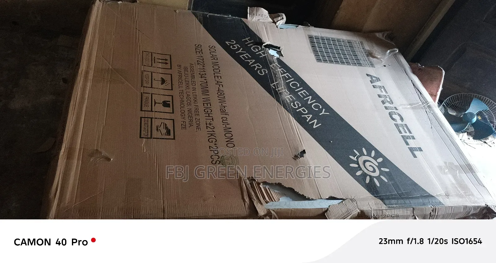 480w Africel Solar Panels