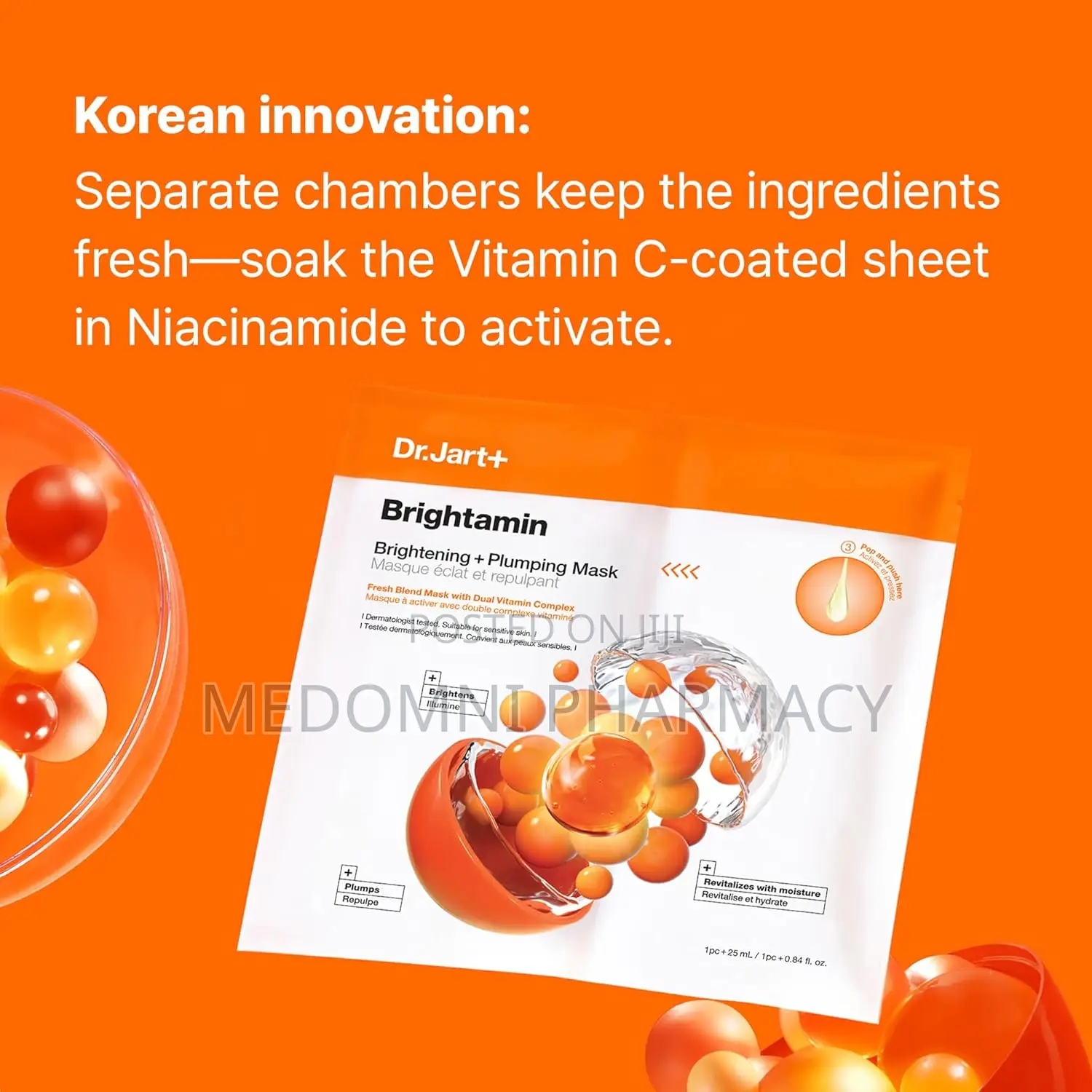 Dr.Jart+ Brightamin Brightening + Plumping Mask