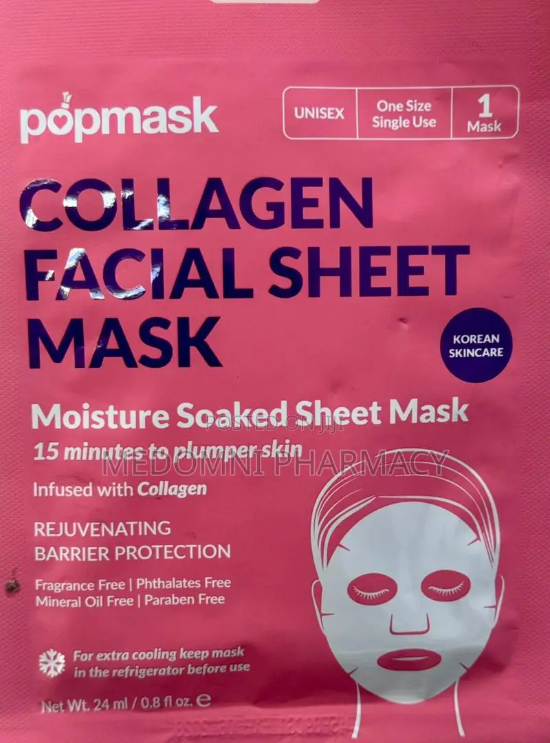 Popmask Collagen Facial Sheet Mask