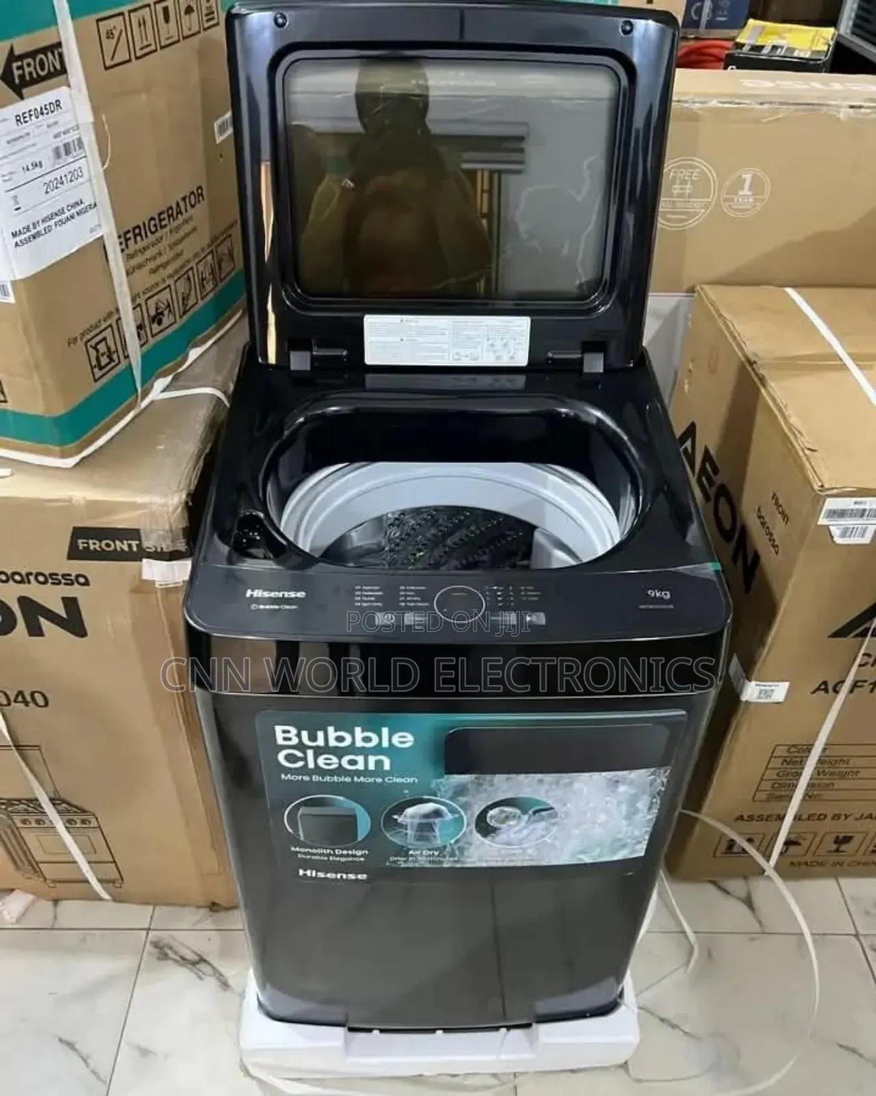 Original Hisense 9kg Full Automatic Top Load Washing Machine
