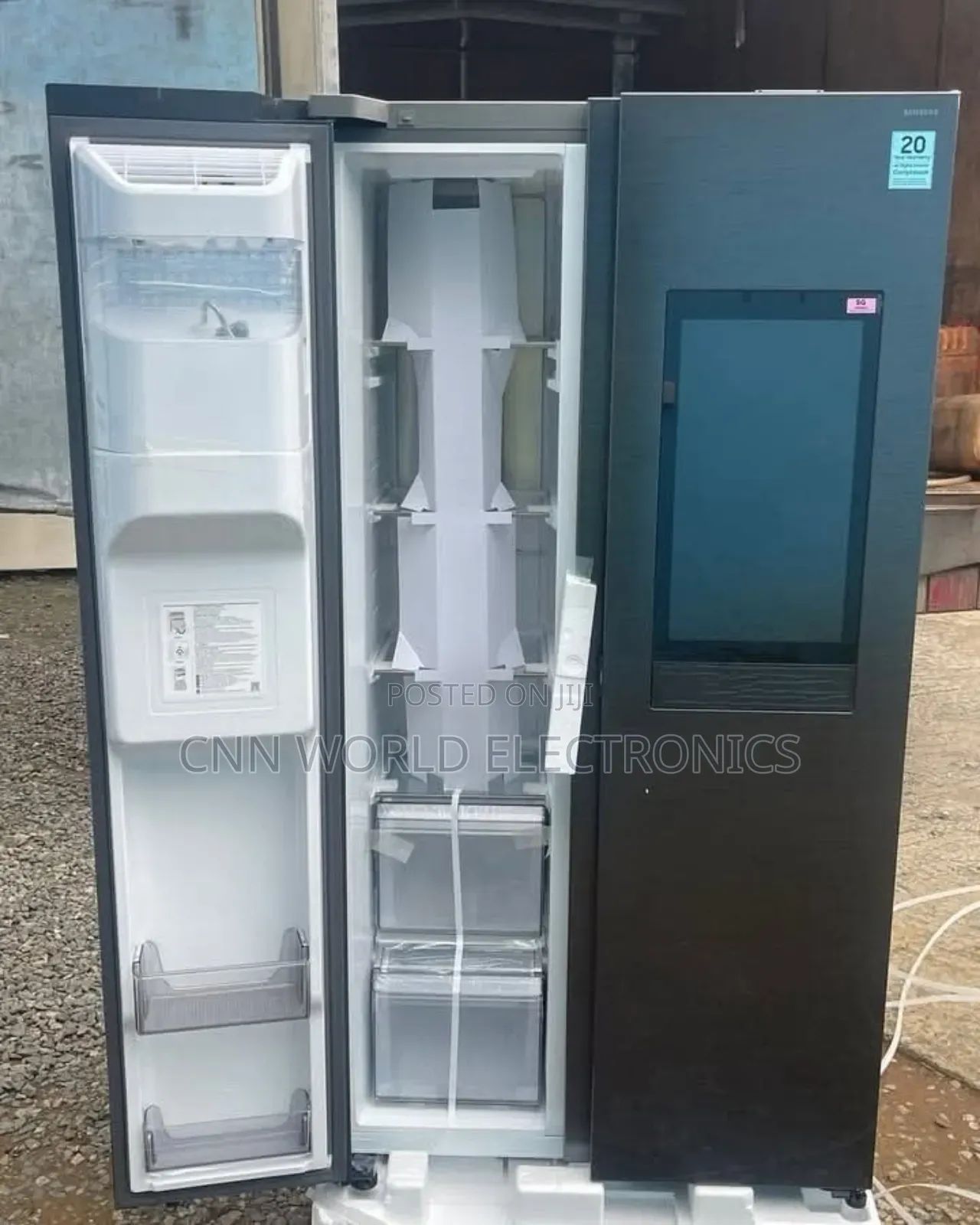 New Samsung 21"Inch Smart Tv Inverter Side by Side Fridge Ice Maker