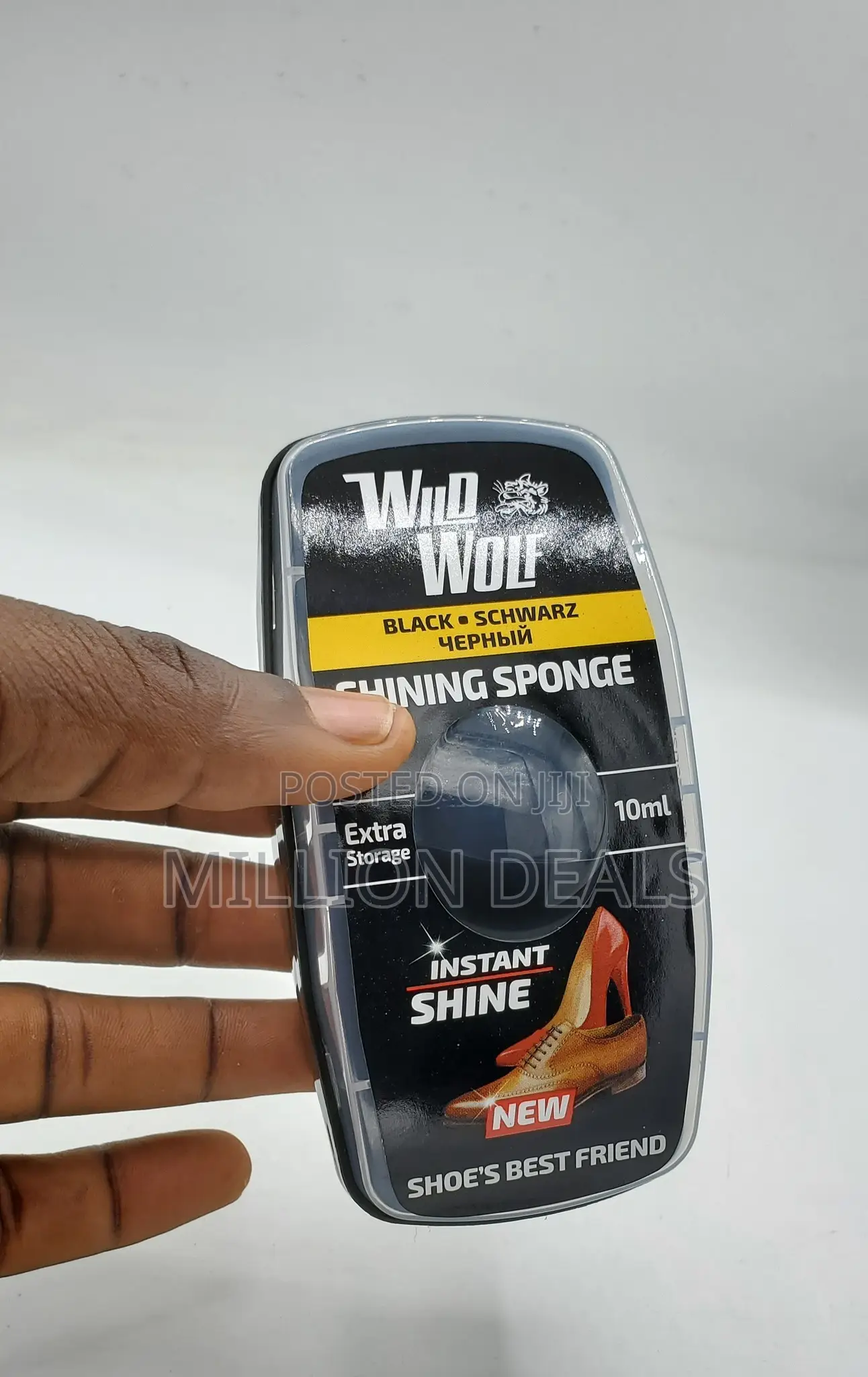 Wild Wolf Self Shinning Sponge Shoe Polish