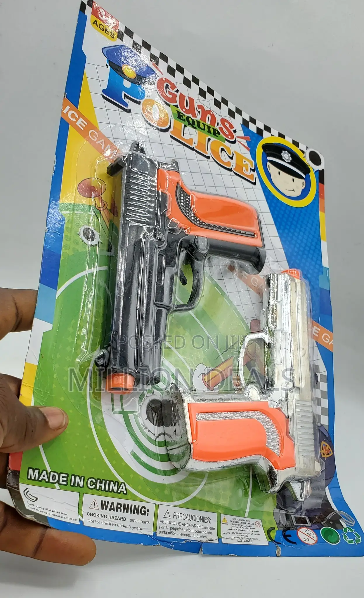 2in1 Toy Gun Ages 3+