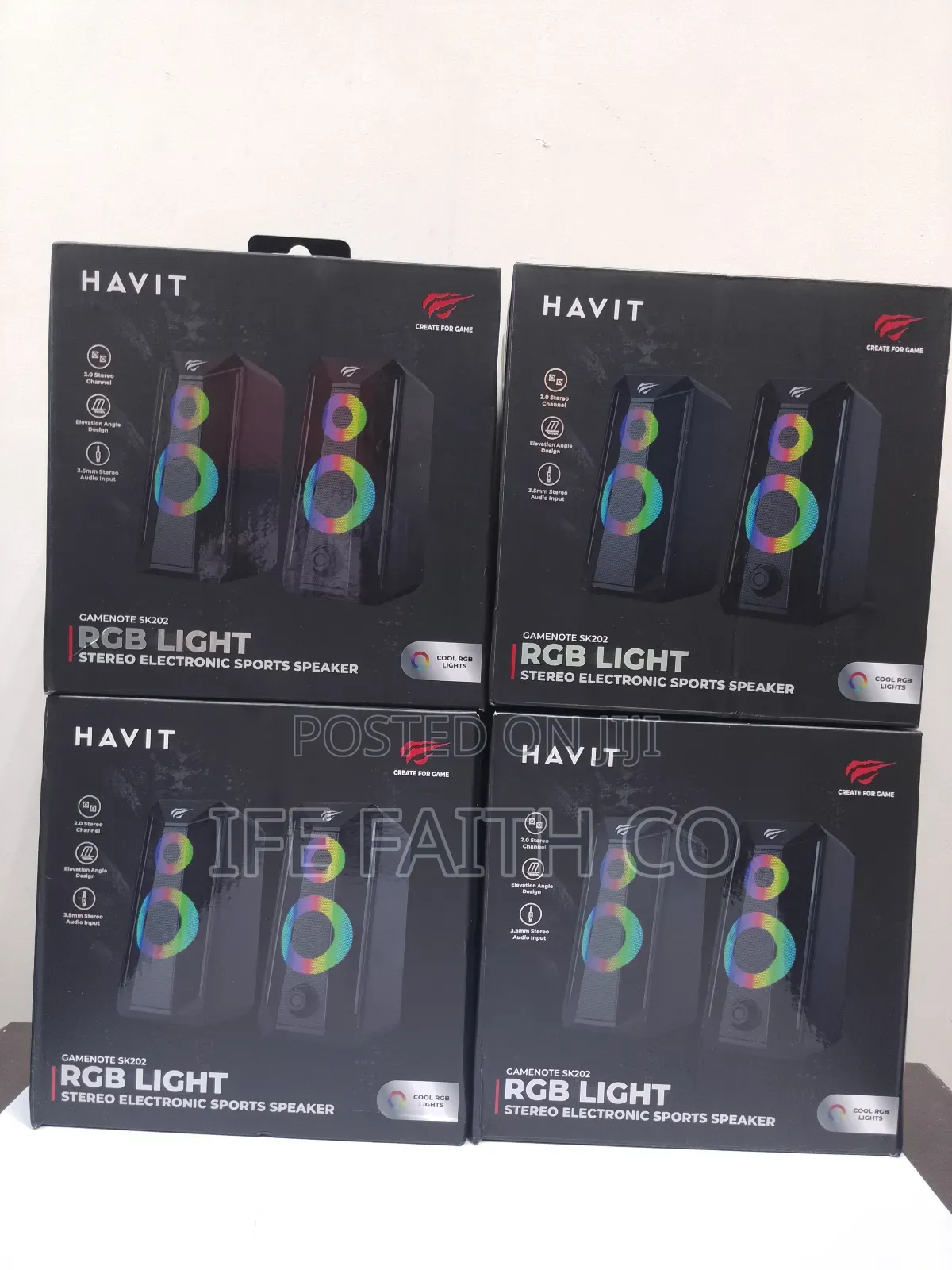 Havit Sk202 Gamenote RGB Usb Speaker