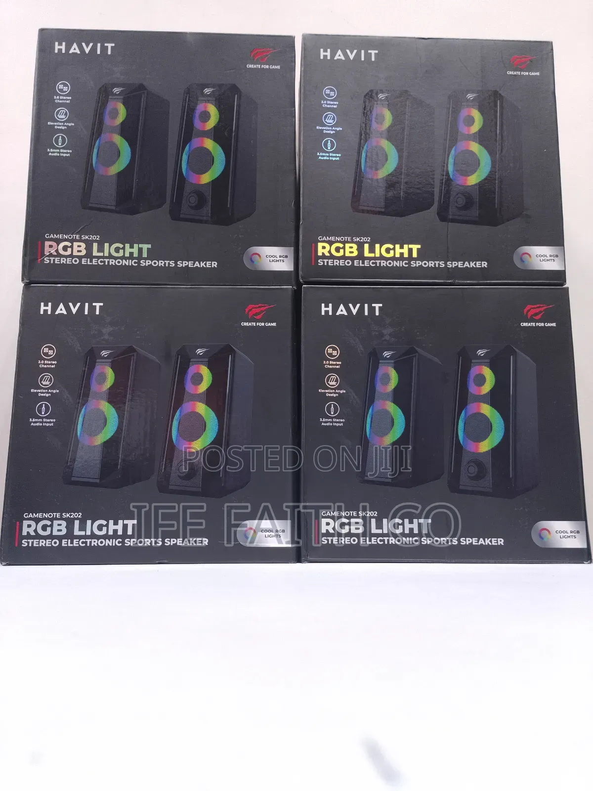 Havit Sk202 Gamenote RGB Usb Speaker