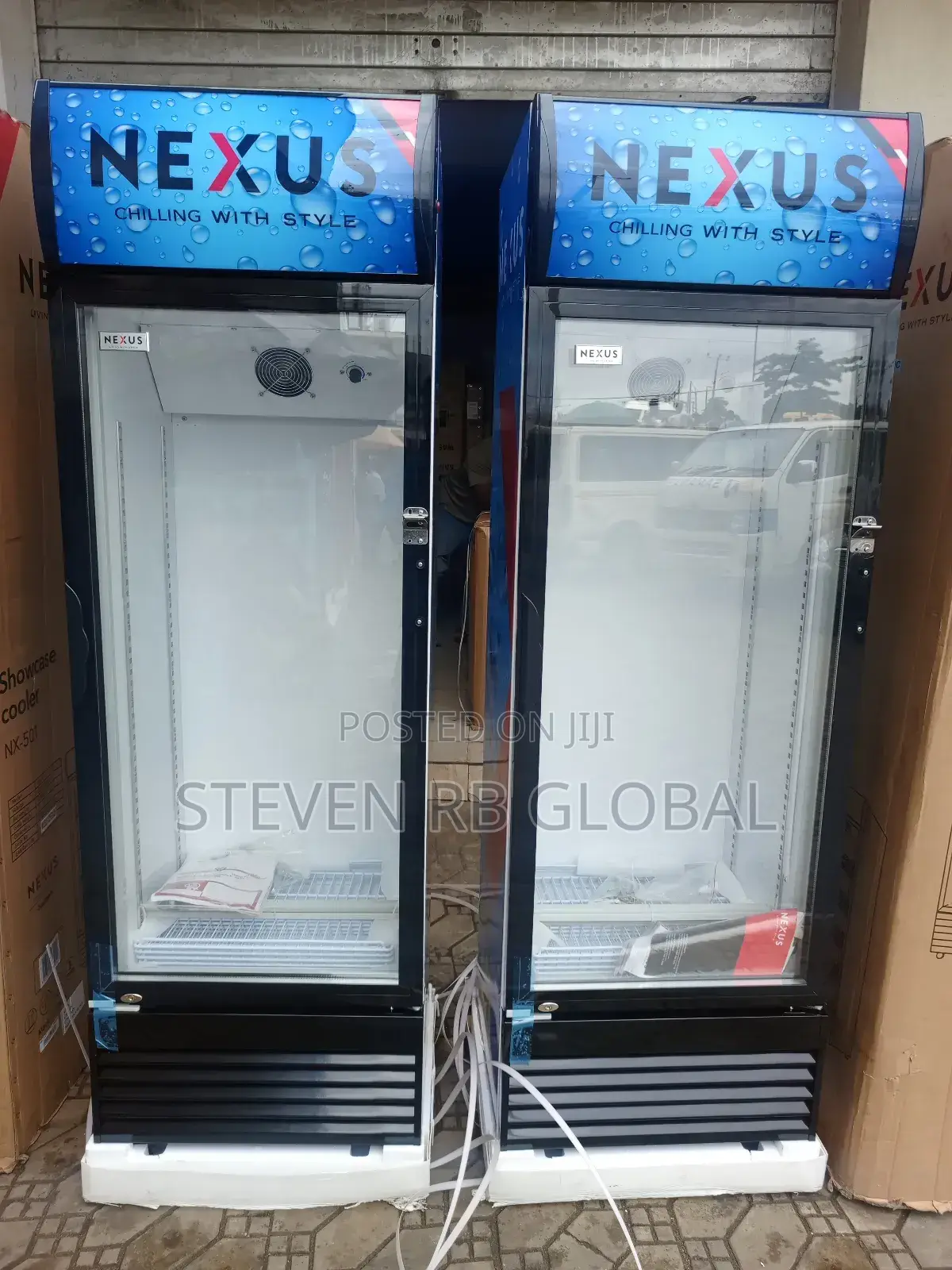 Nexus 300l Upright Showcase Fridge | Nx-501