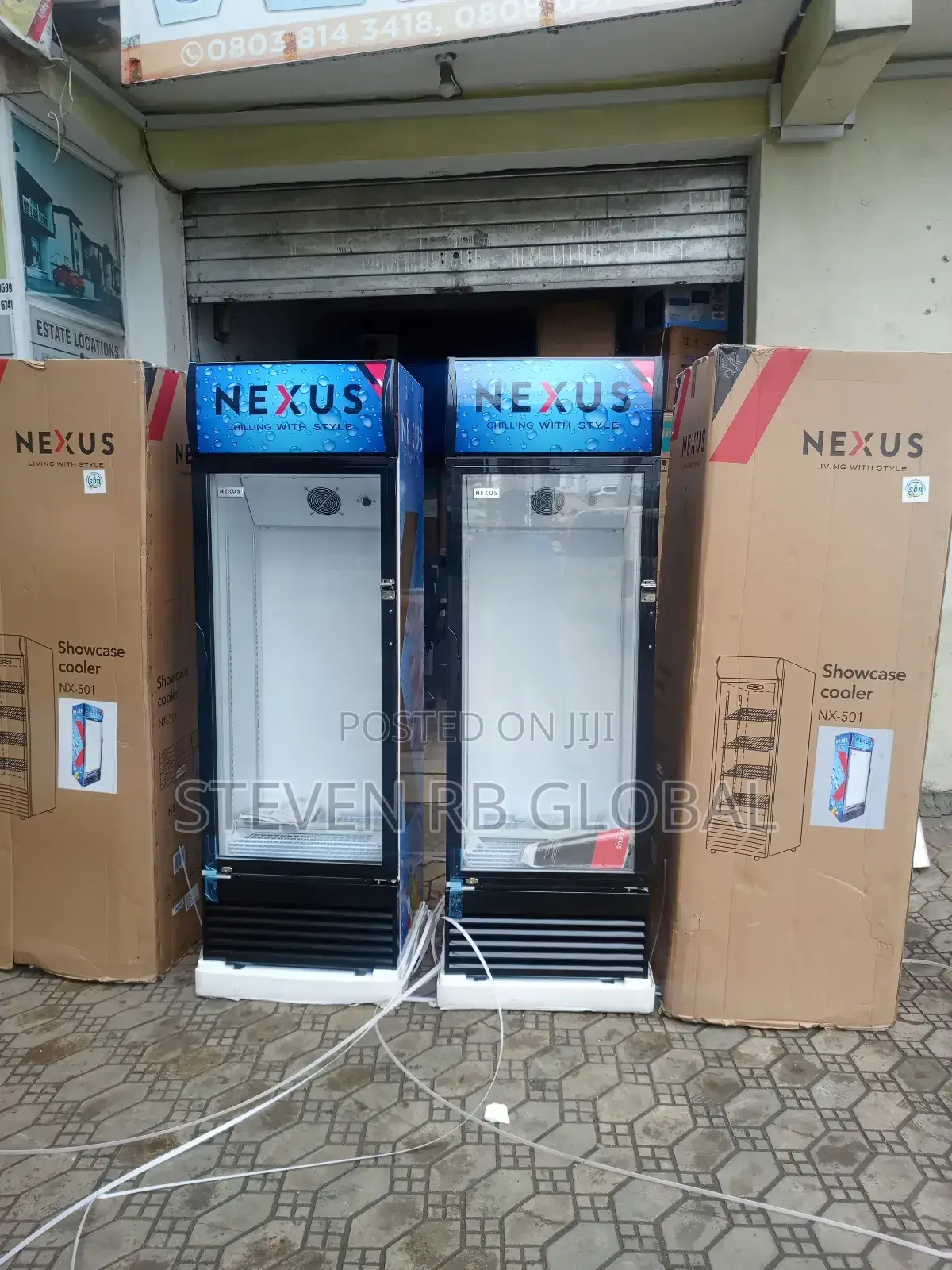 Nexus 300l Upright Showcase Fridge | Nx-501