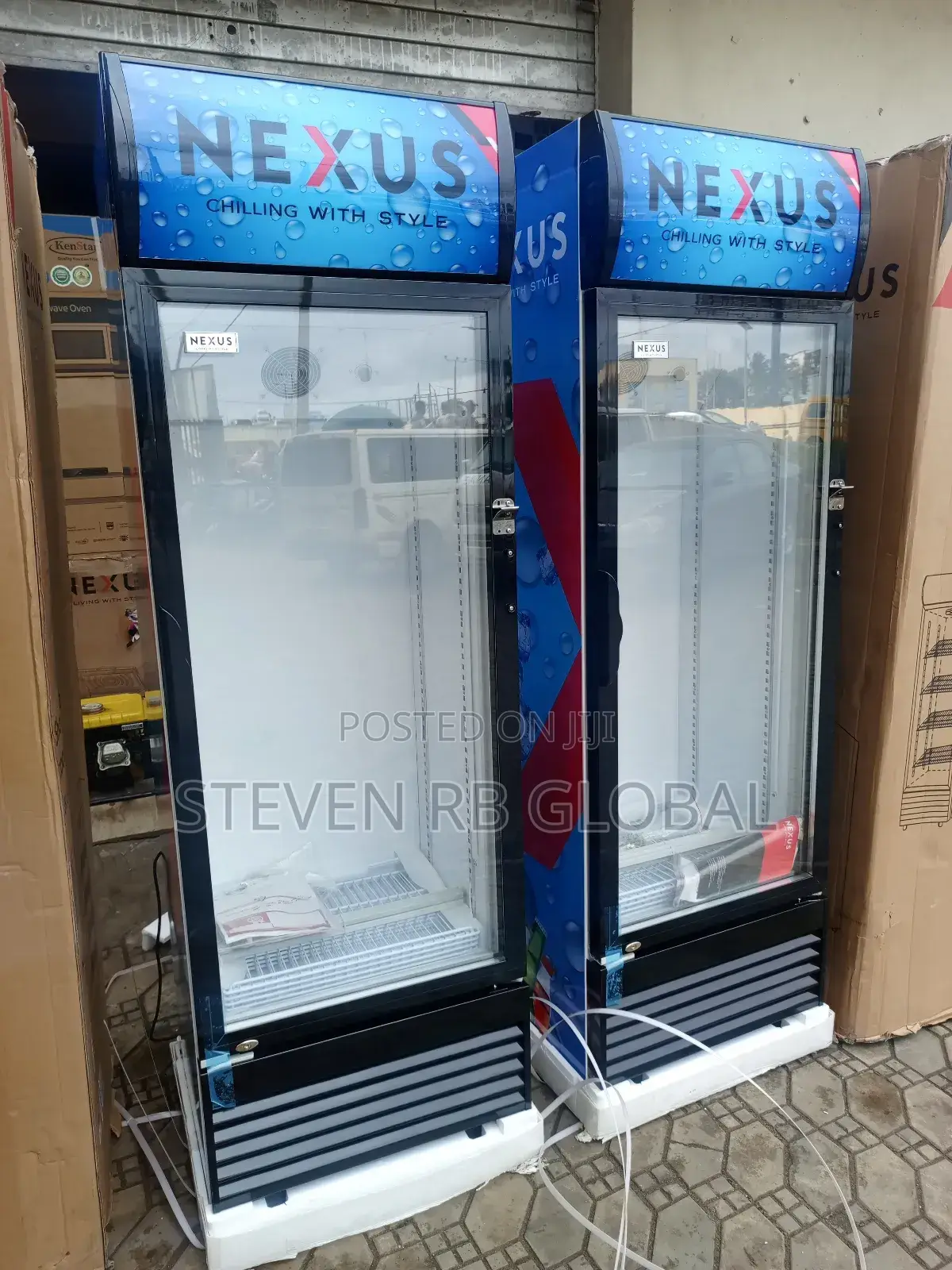 Nexus 300l Upright Showcase Fridge | Nx-501