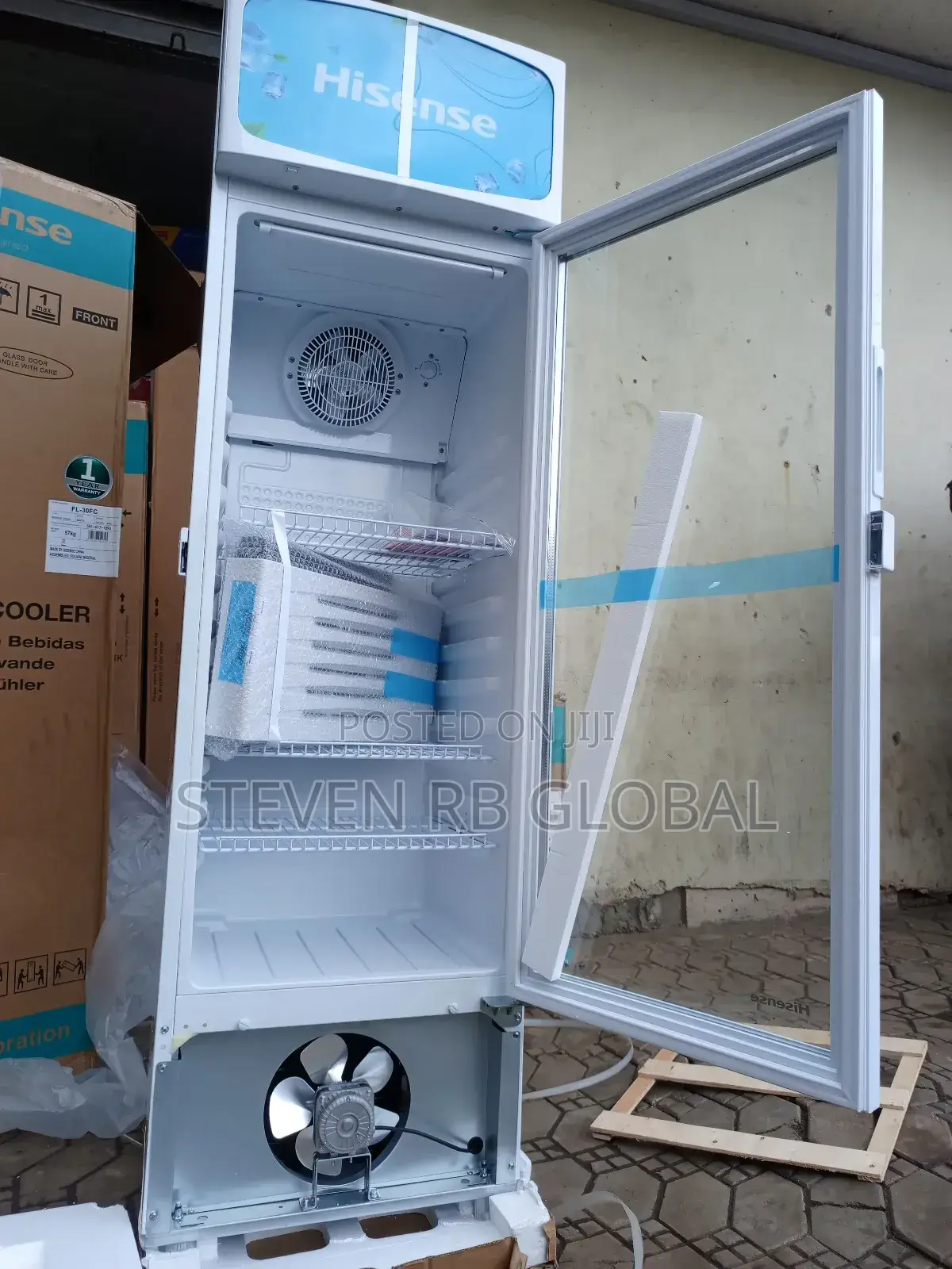 Hisense 222l Upright Showcase Chiller | 30fc-Fl