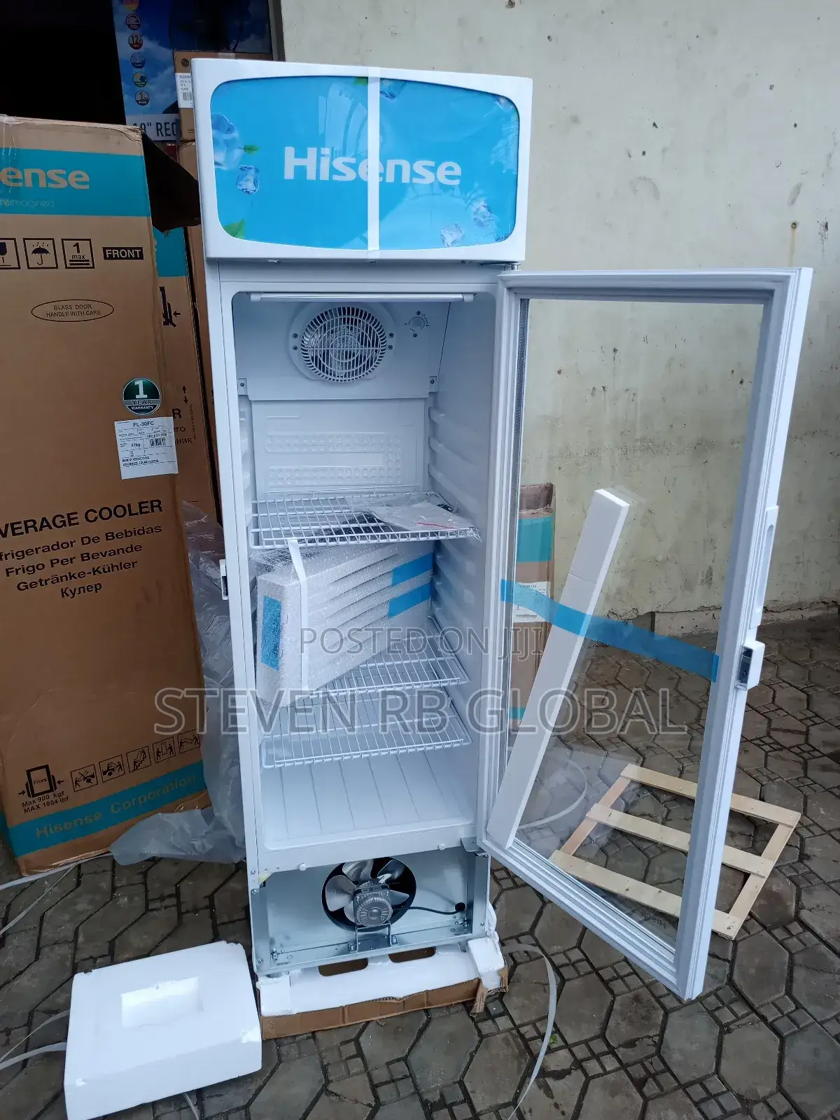 Hisense 222l Upright Showcase Chiller | 30fc-Fl