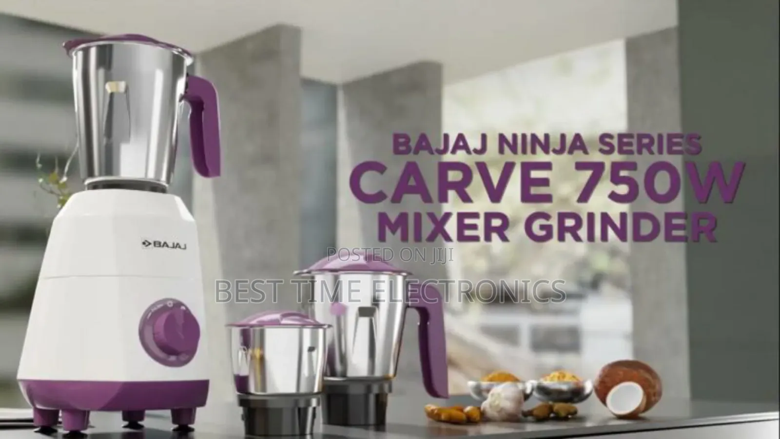 Bajaj Carve 750w Mixer Grinder (Ninja Series)