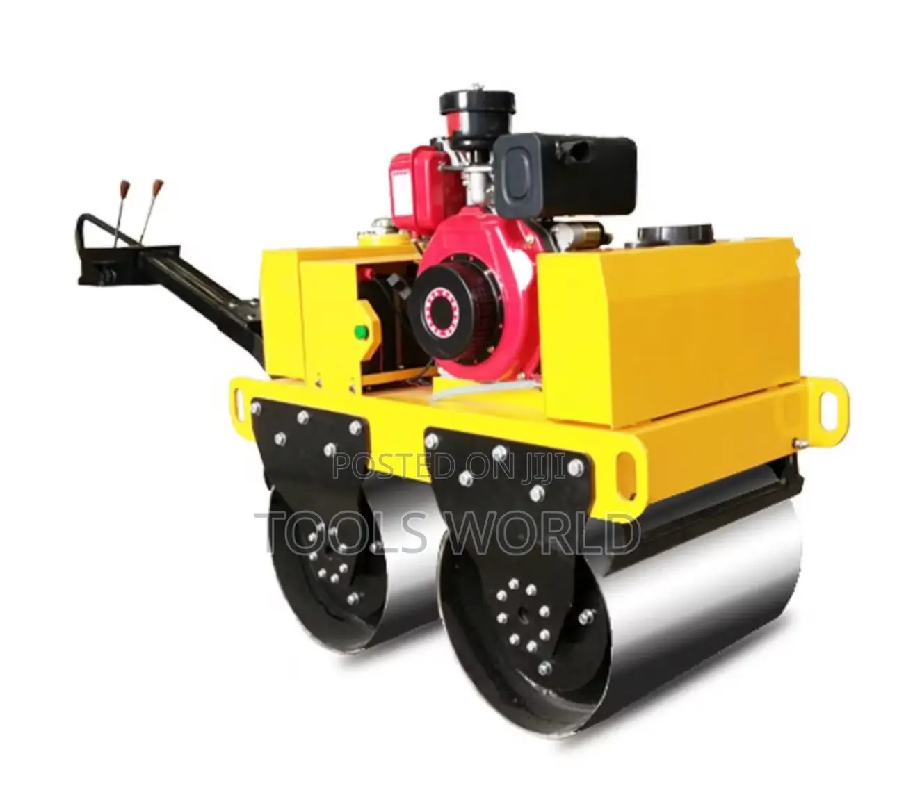600kg Walk-Behind Road Compactor Roller | Double Drum Vibrating R
