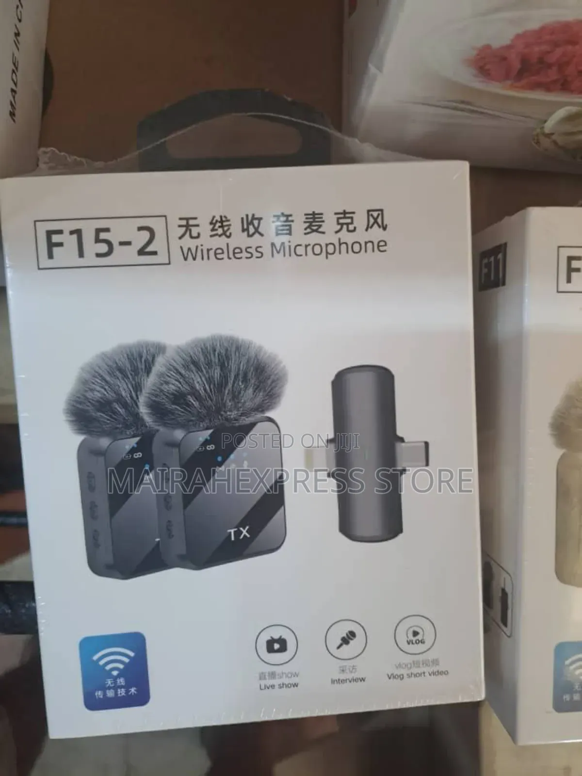 F15-2 Wireless Lavalier Microphone With Noise Reduction (2st7)