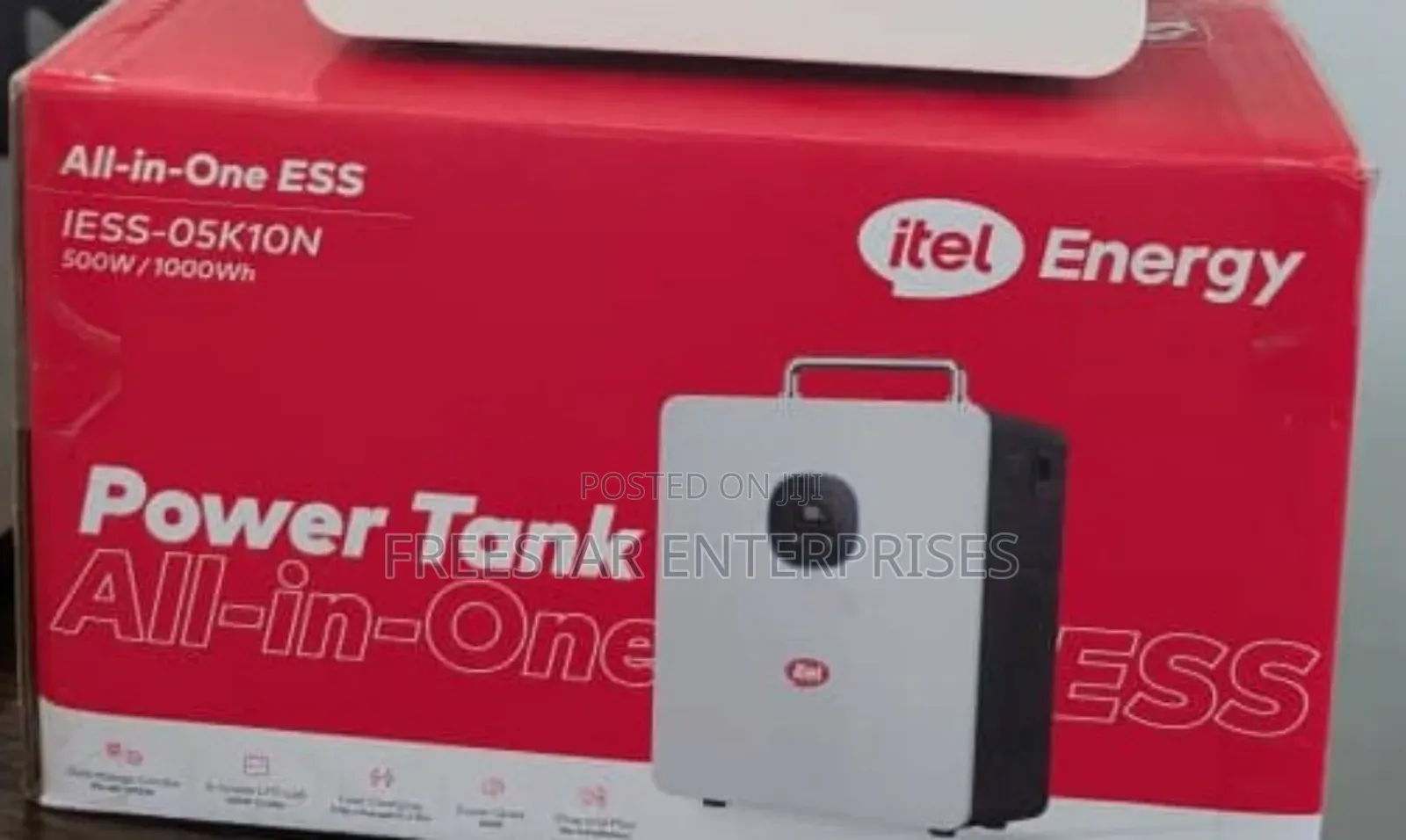 Itel Power Tank 500w Solar Generator 1000wh Lithium Battery