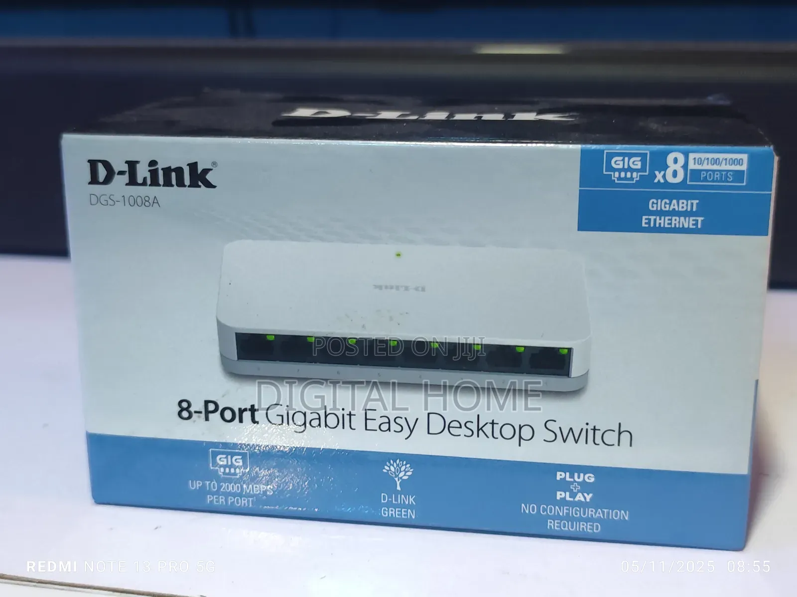 Dlink 8 Port Gigabit Switch