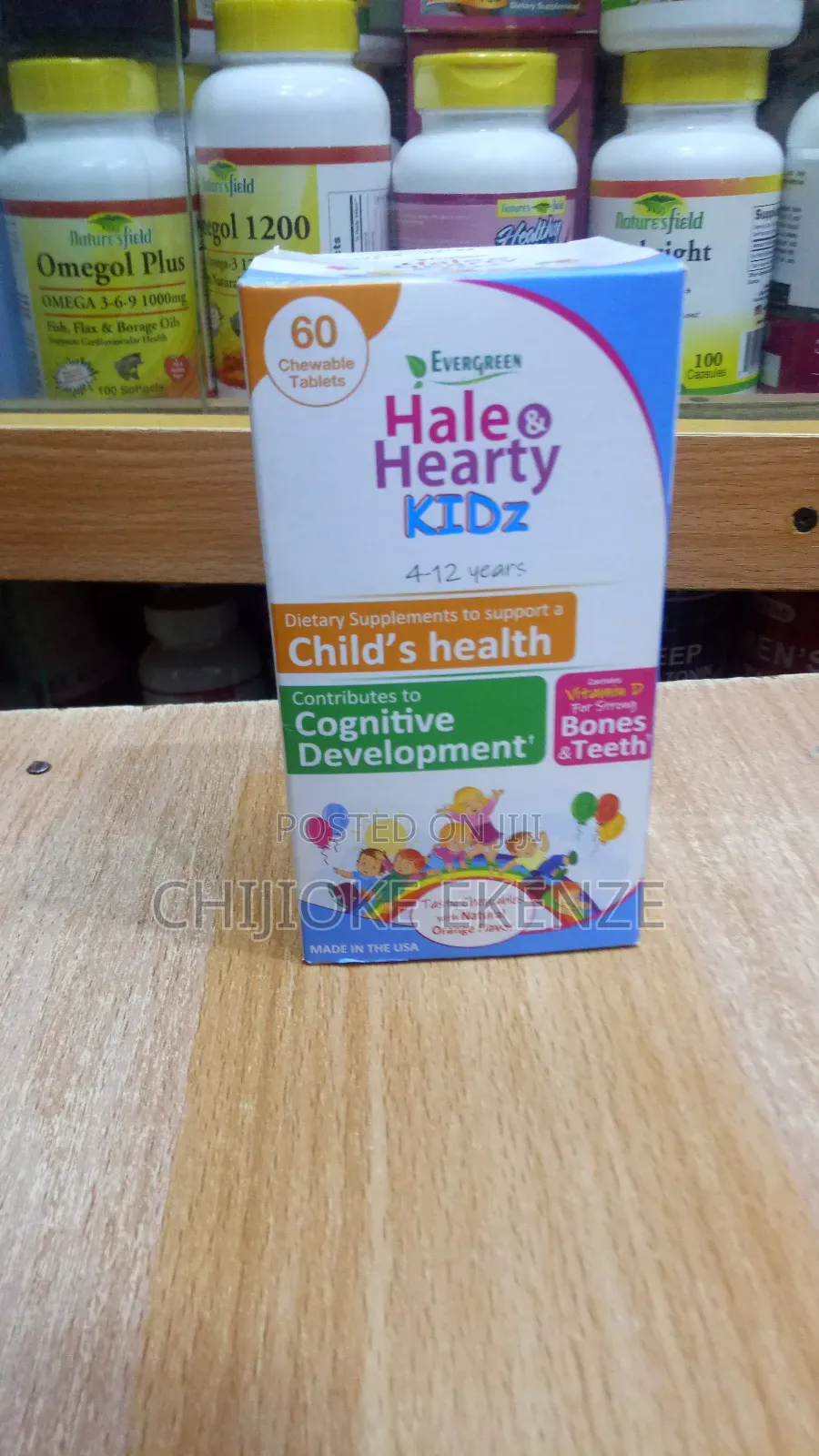 Evergreen Hale Hearty Kidz X 60 Chewable Tablets